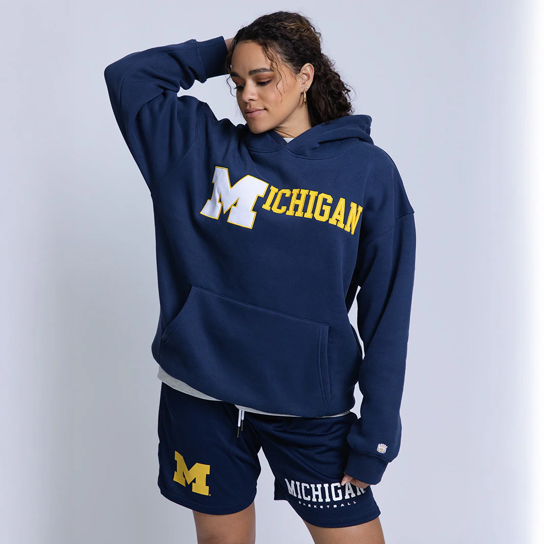 Michigan Wolverines Retro Mesh Shorts - Image 4