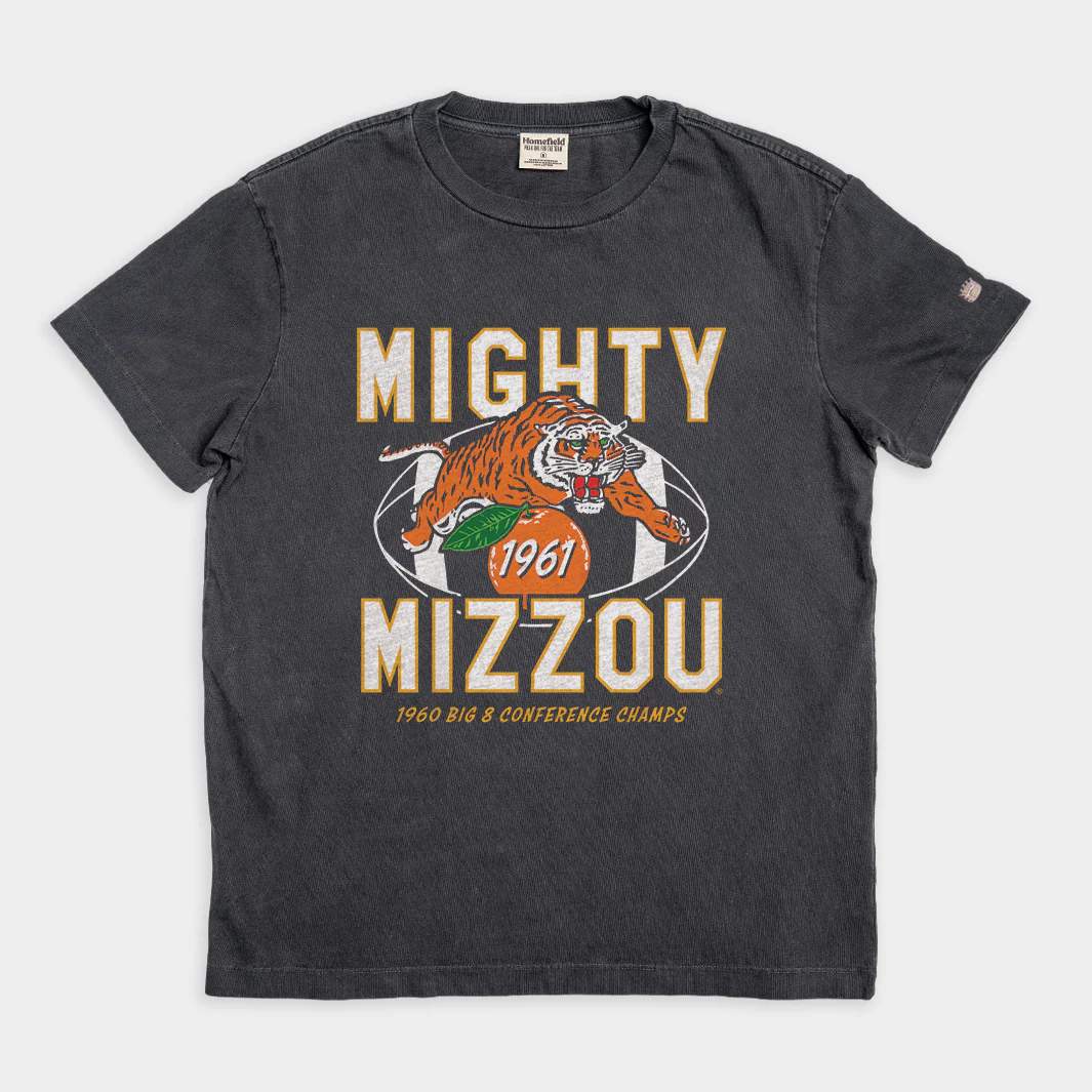 Mighty Mizzou Tigers Football 1960-61 Heavyweight Tee