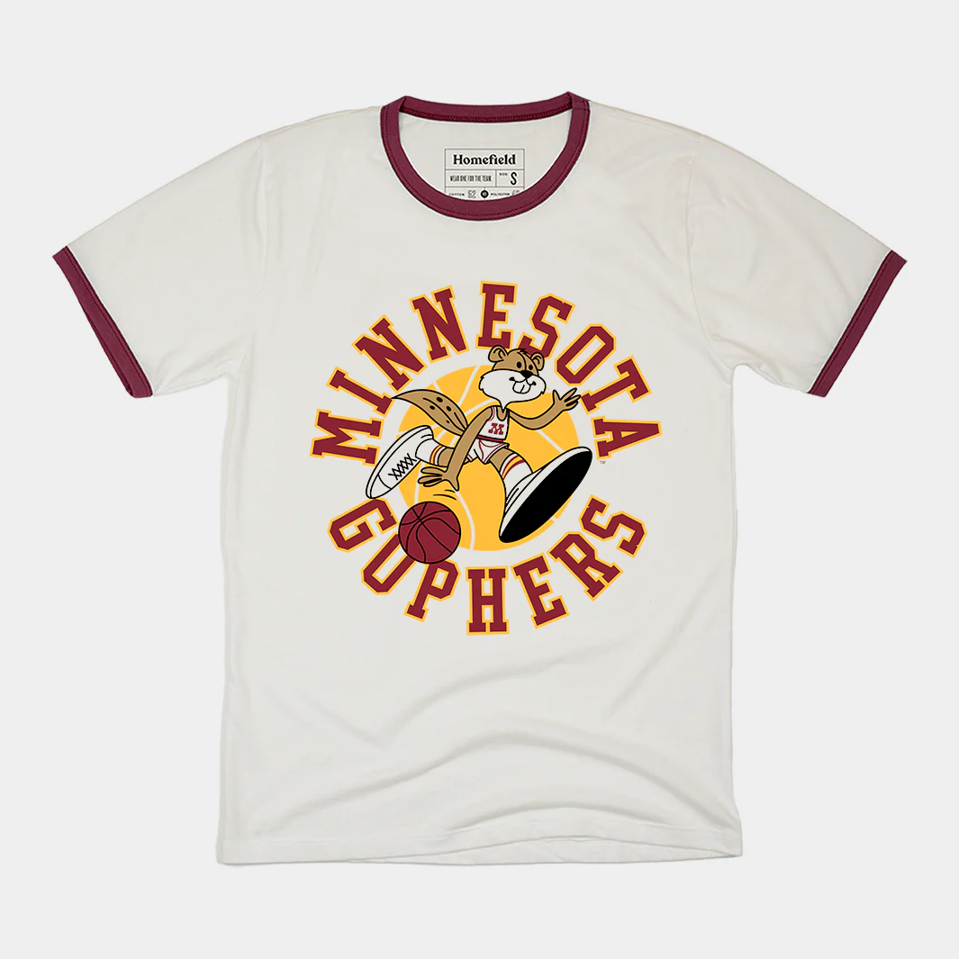 Minnesota Basketball Retro Ringer Tee