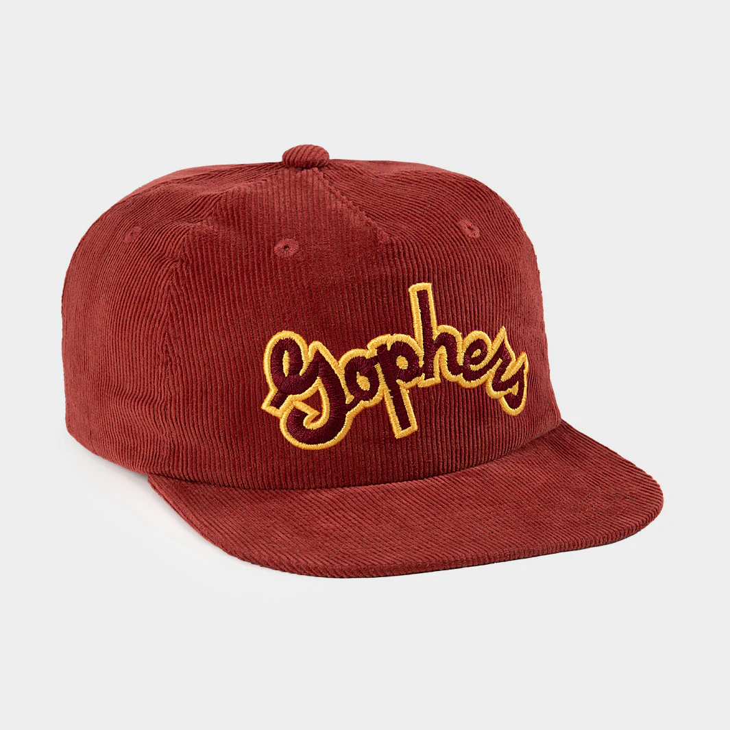 Minnesota Golden Gophers Arched Script Corduroy Hat - Image 2