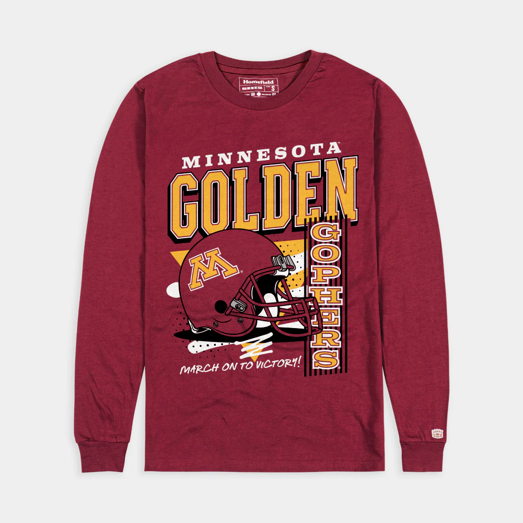 Minnesota Golden Gophers "March On" Football Long Sleeve