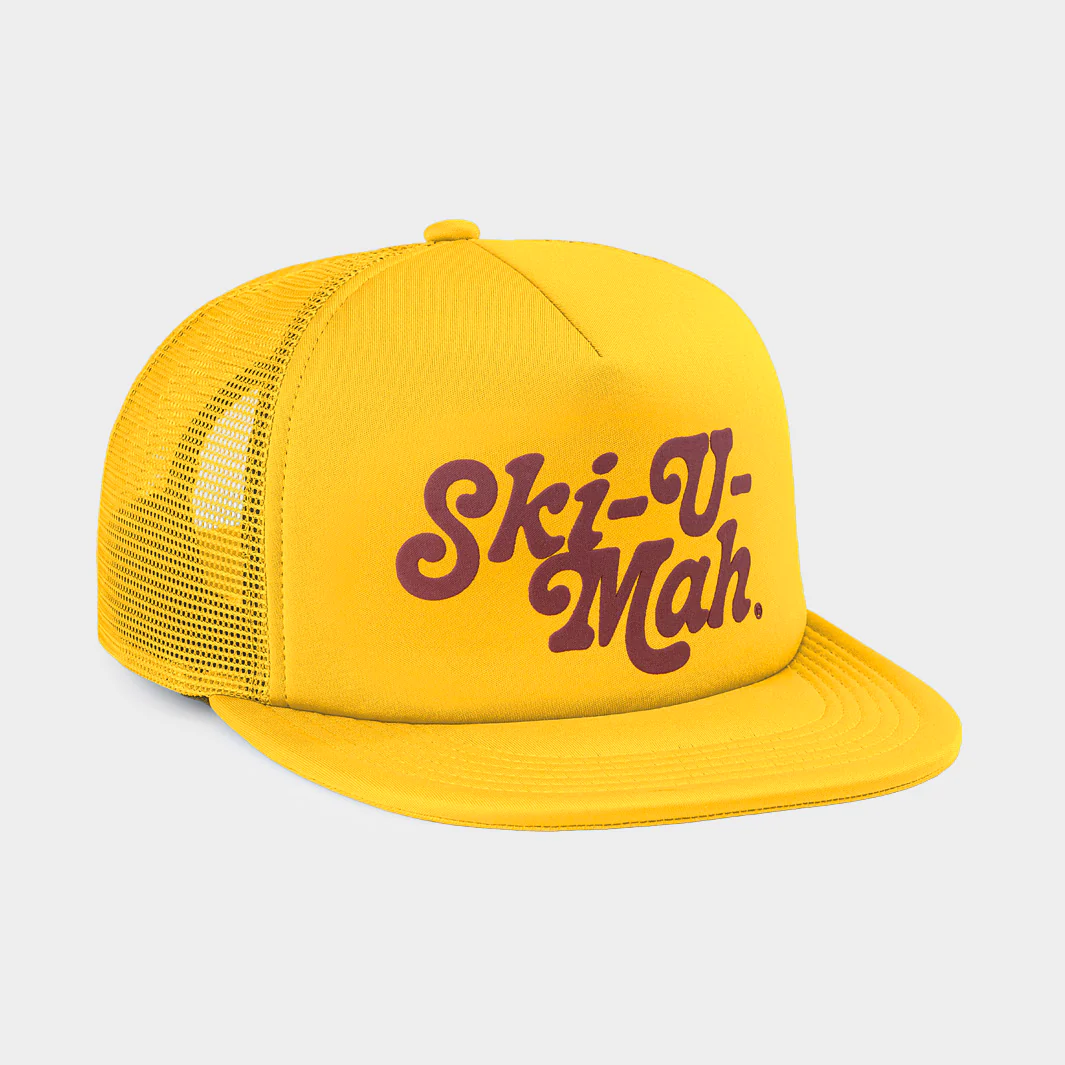 Minnesota "Ski-U-Mah" Puff Ink Trucker Hat - Image 2