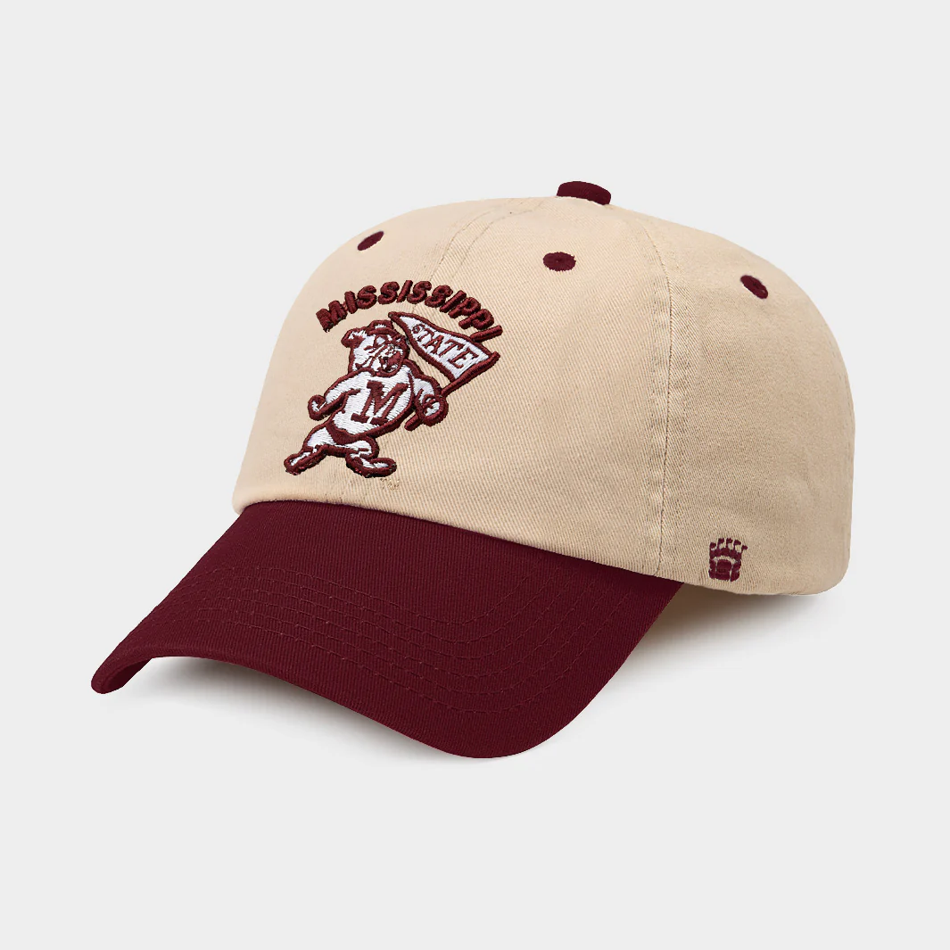 Mississippi State Bulldogs Vintage Two-Tone Dad Hat