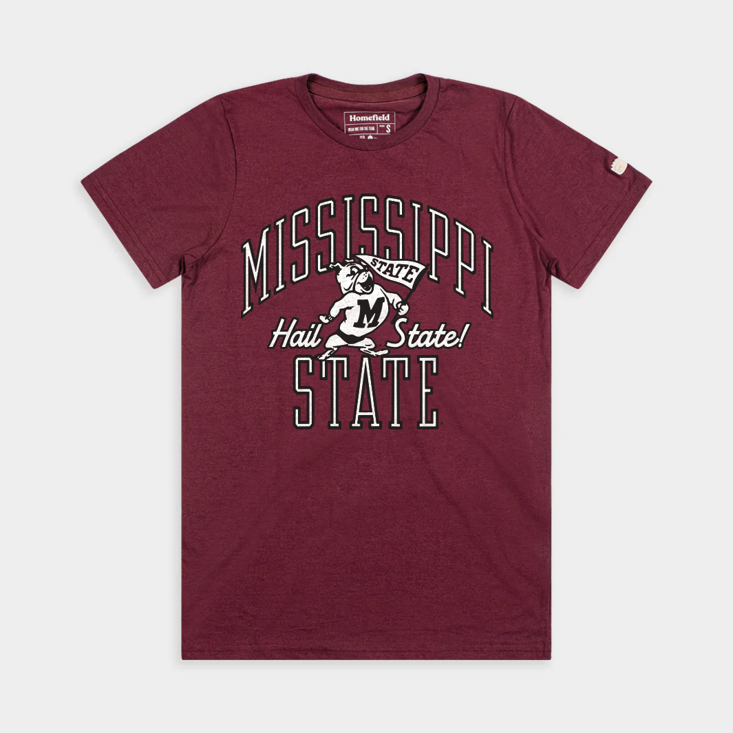 Mississippi State "Hail State!" Mascot Tee