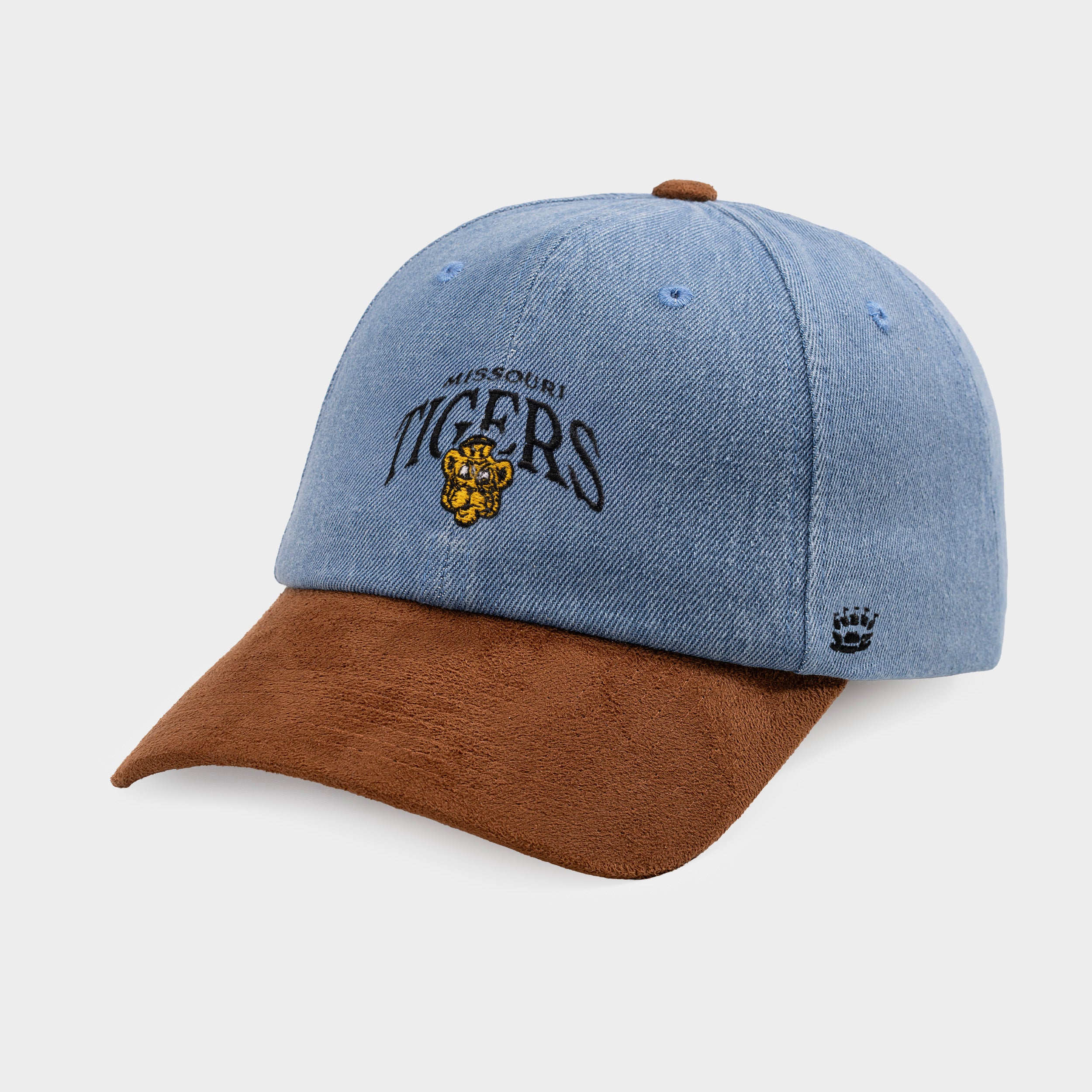Missouri Tigers Denim and Suede Dad Hat