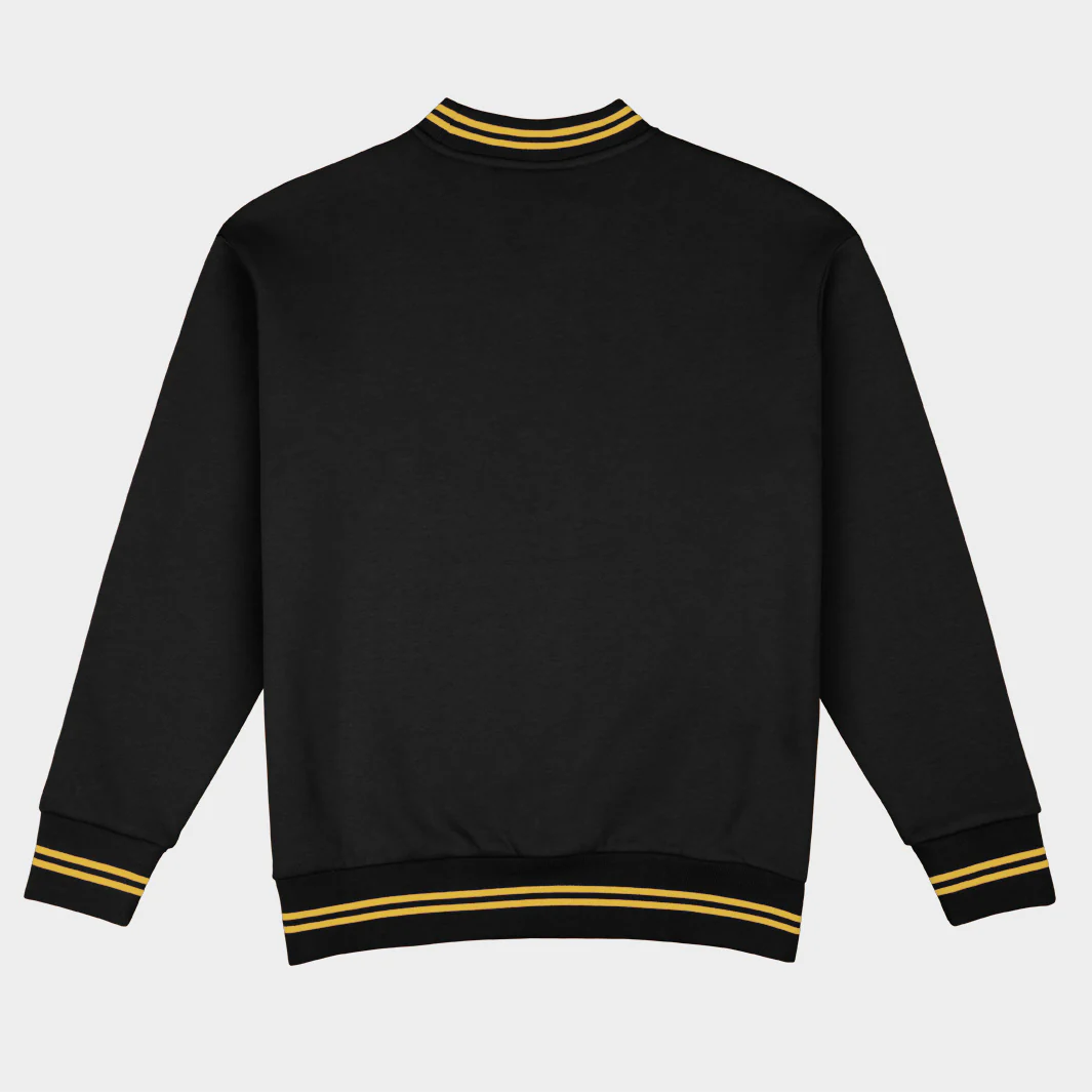 Mizzou Football Embroidered Tri-Stripe Crewneck - Image 2