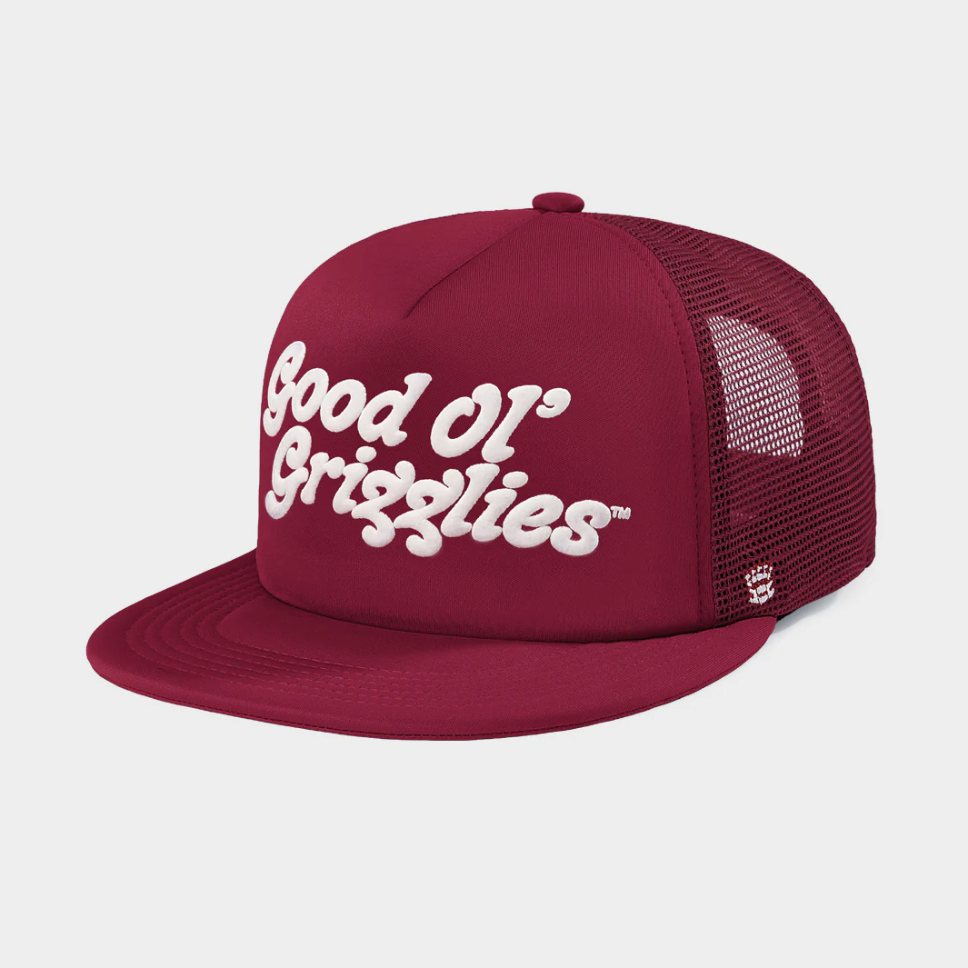 Montana "Good Ol' Grizzlies" Puff Ink Trucker Hat