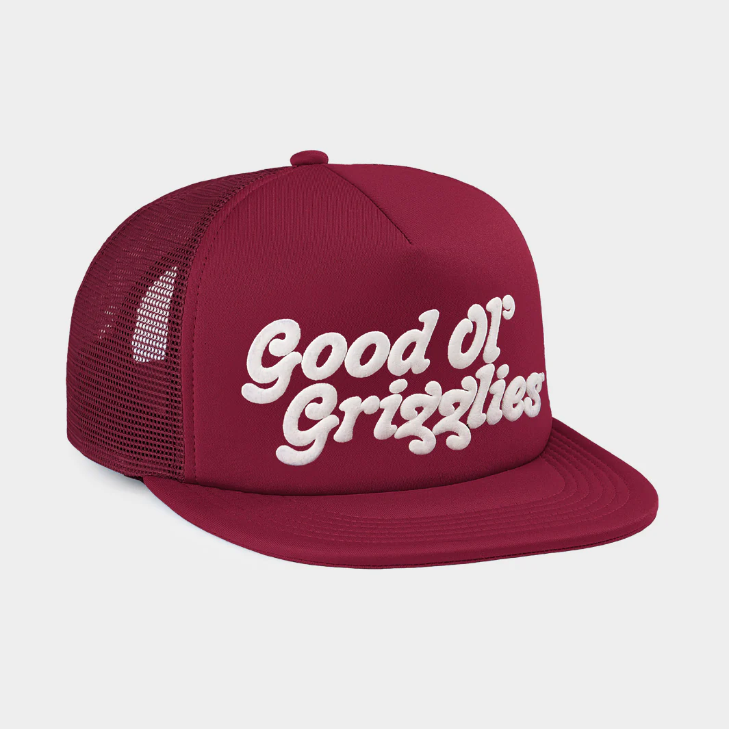 Montana "Good Ol' Grizzlies" Puff Ink Trucker Hat - Image 2