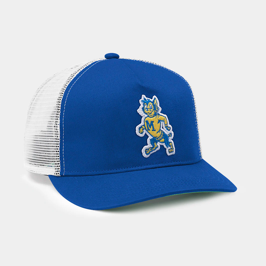 Montana State Bobcats Retro Logo Trucker Hat - Image 2