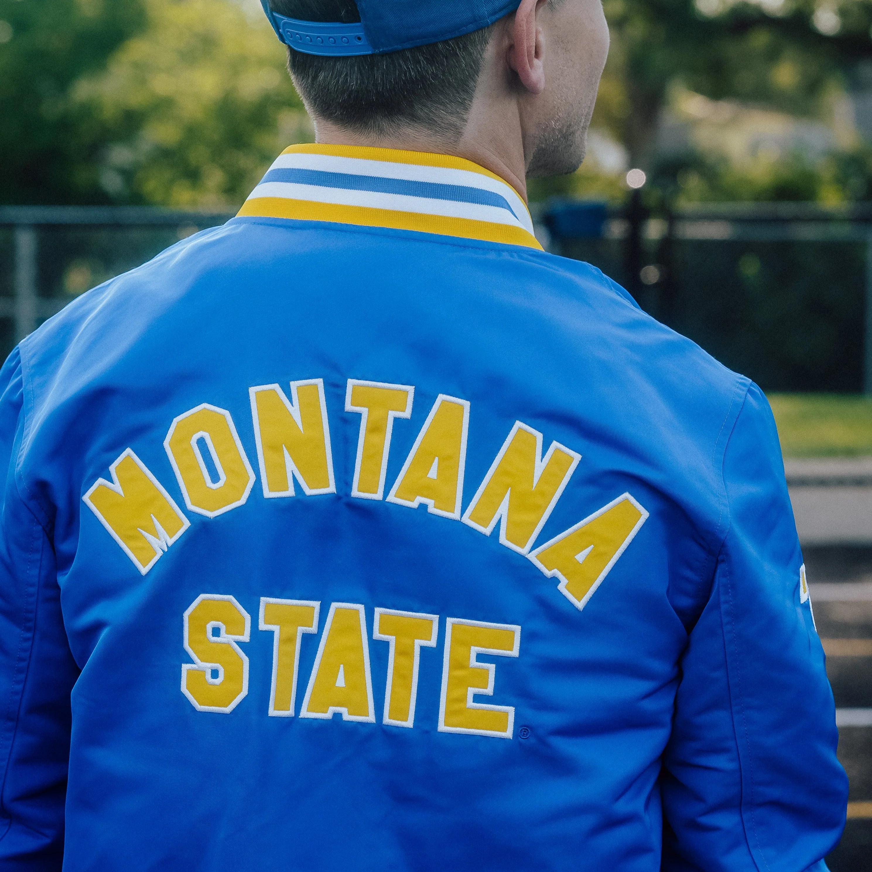 Montana State Football 1984 National Champs Bomber Jacket - Image 3