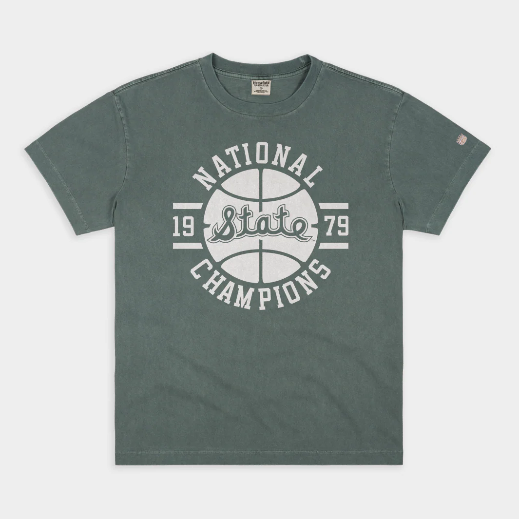MSU Basketball 1979 National Champions Vintage Heavyweight Tee