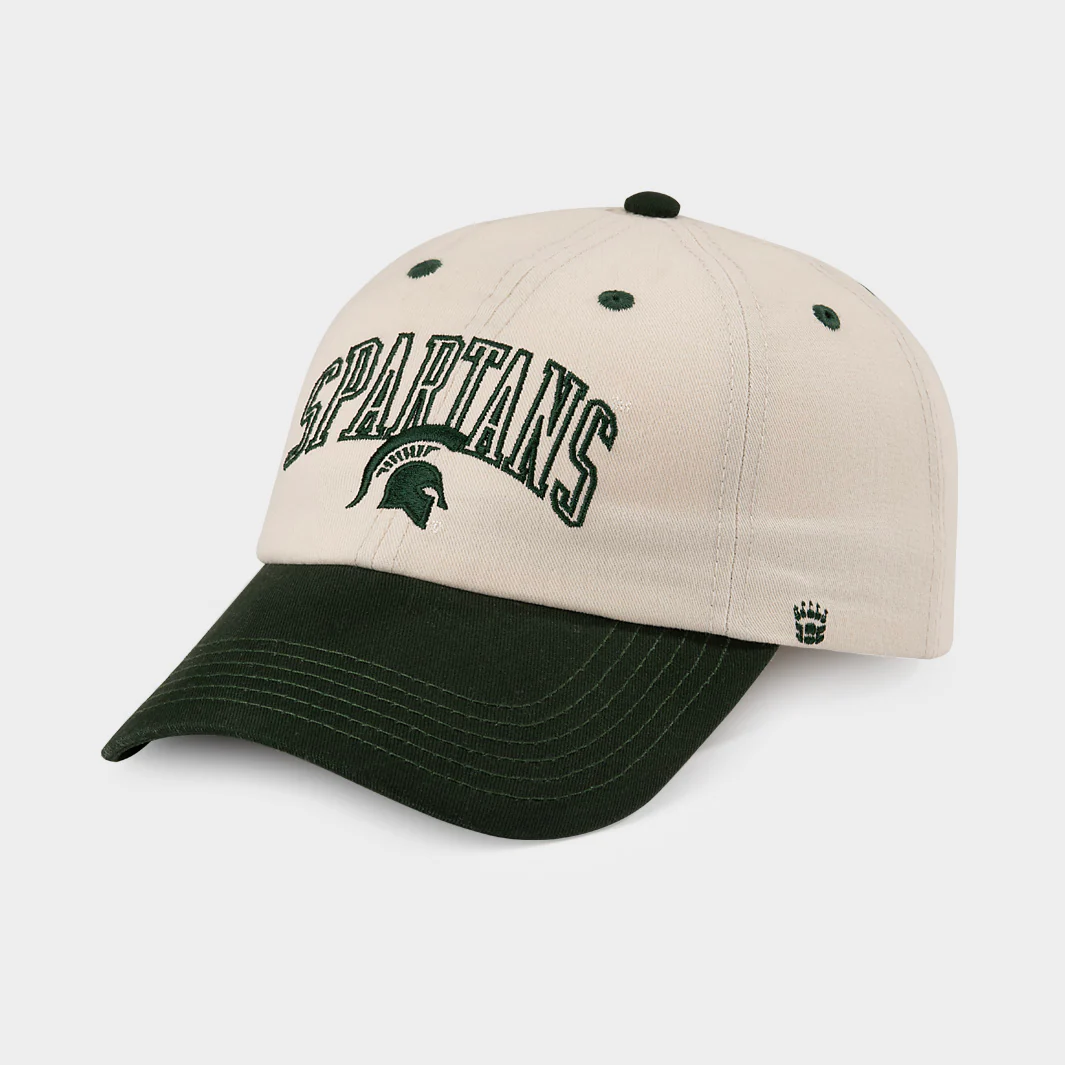 MSU Spartans Helmet Logo Two-Tone Dad Hat