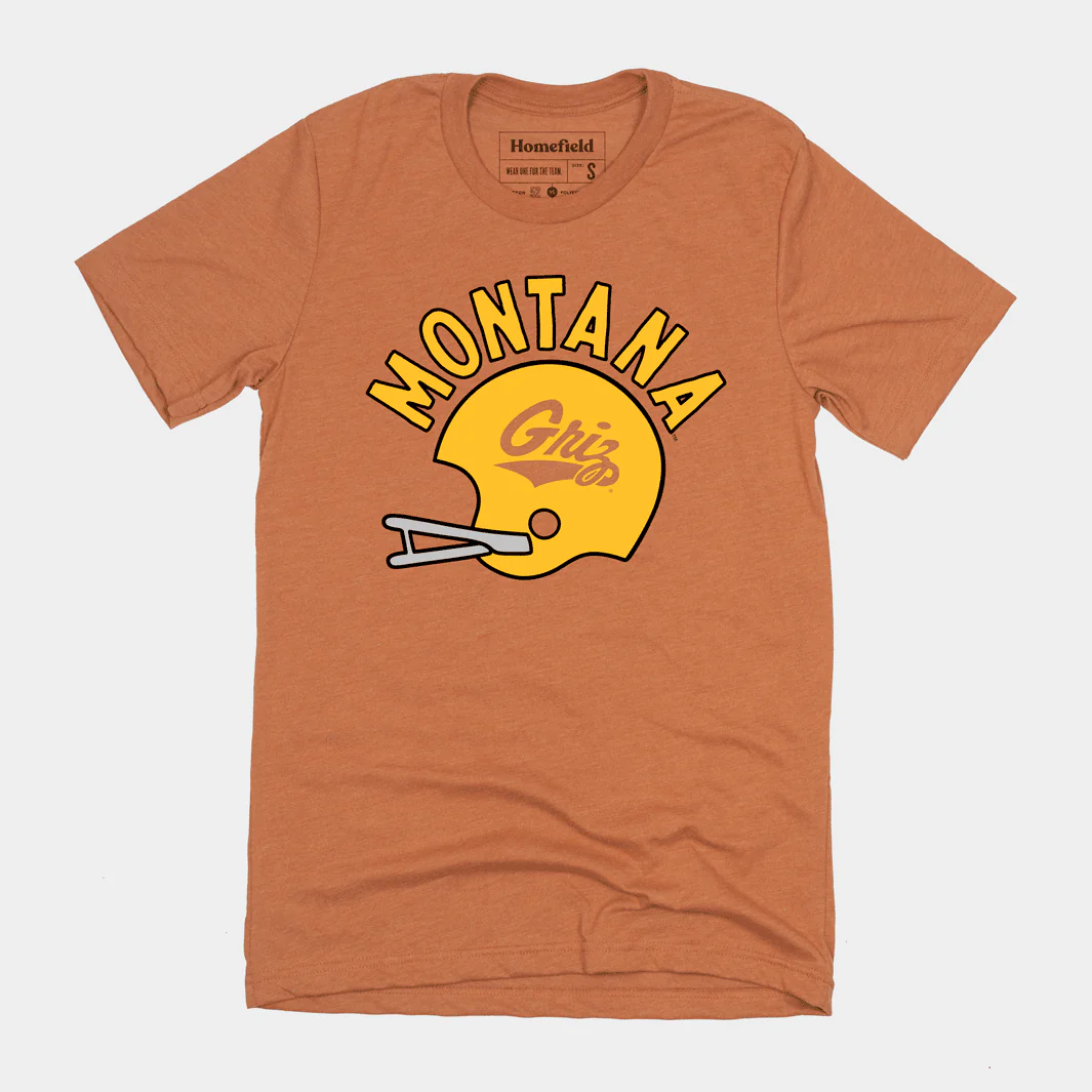 Vintage Montana Football Helmet Tee