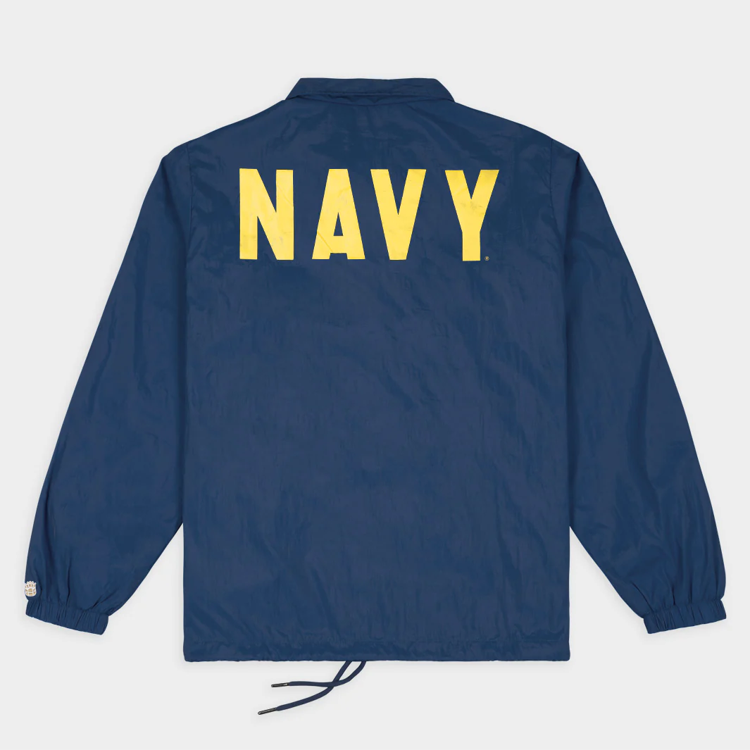 Navy Midshipmen 1985 Logo Coaches Jacket - Image 2