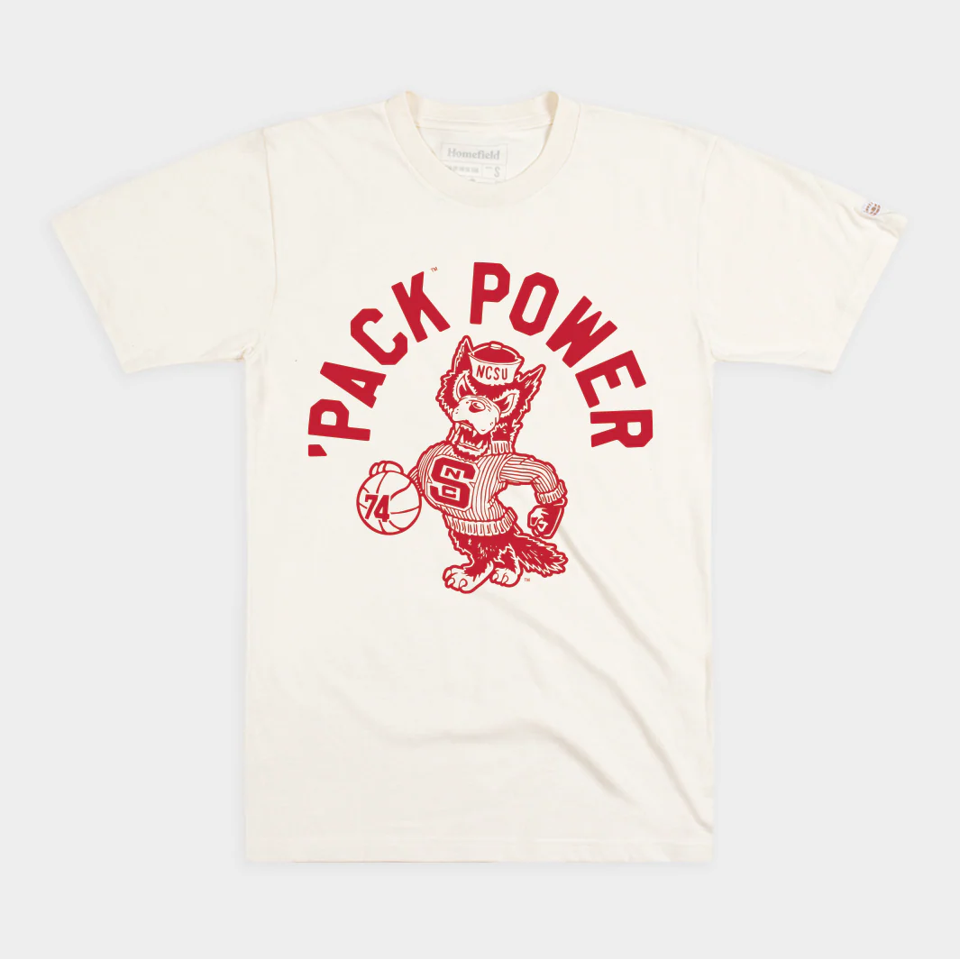 NC State Basketball "'Pack Power" Mascot Tee