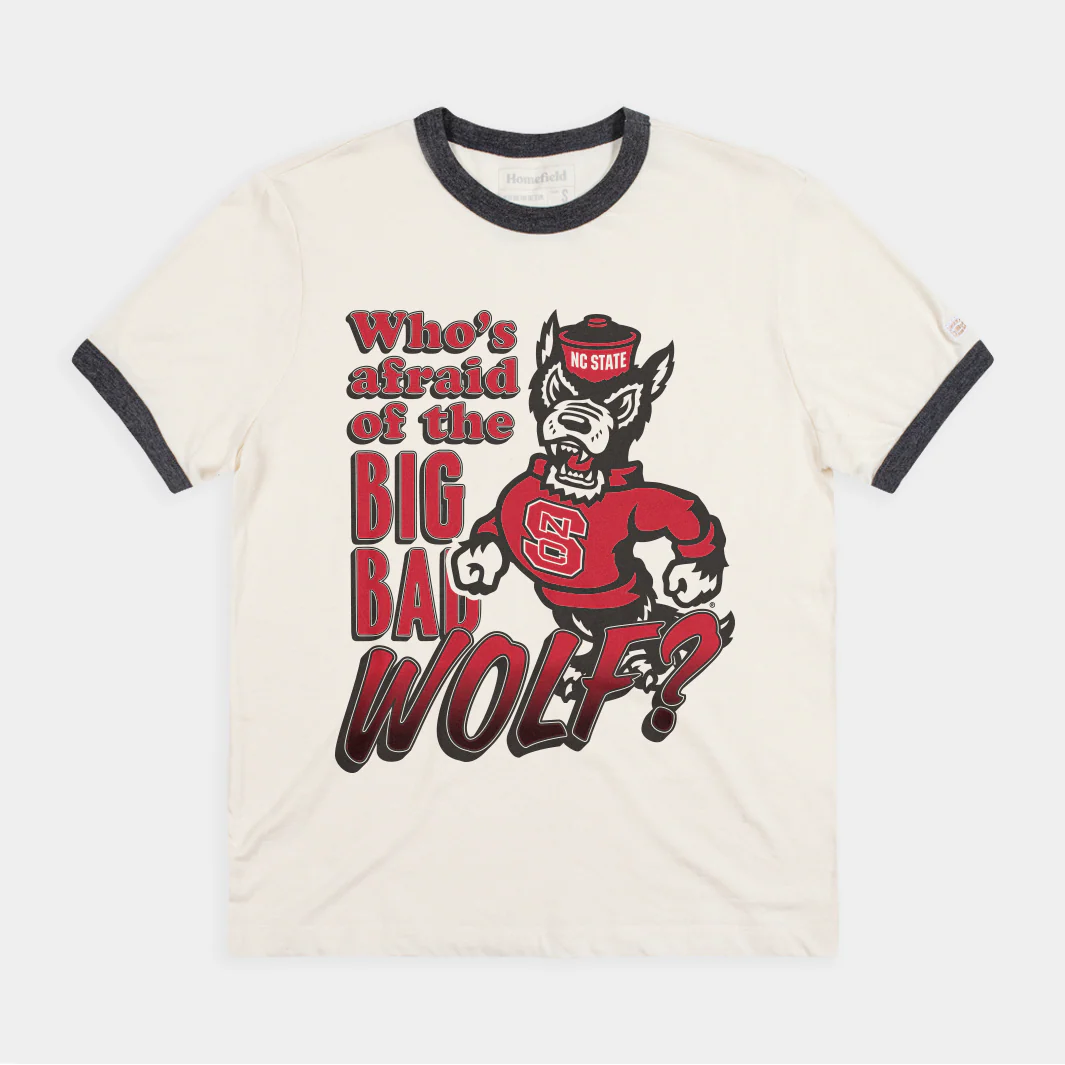 NC State "Big Bad Wolfpack" Ringer Tee