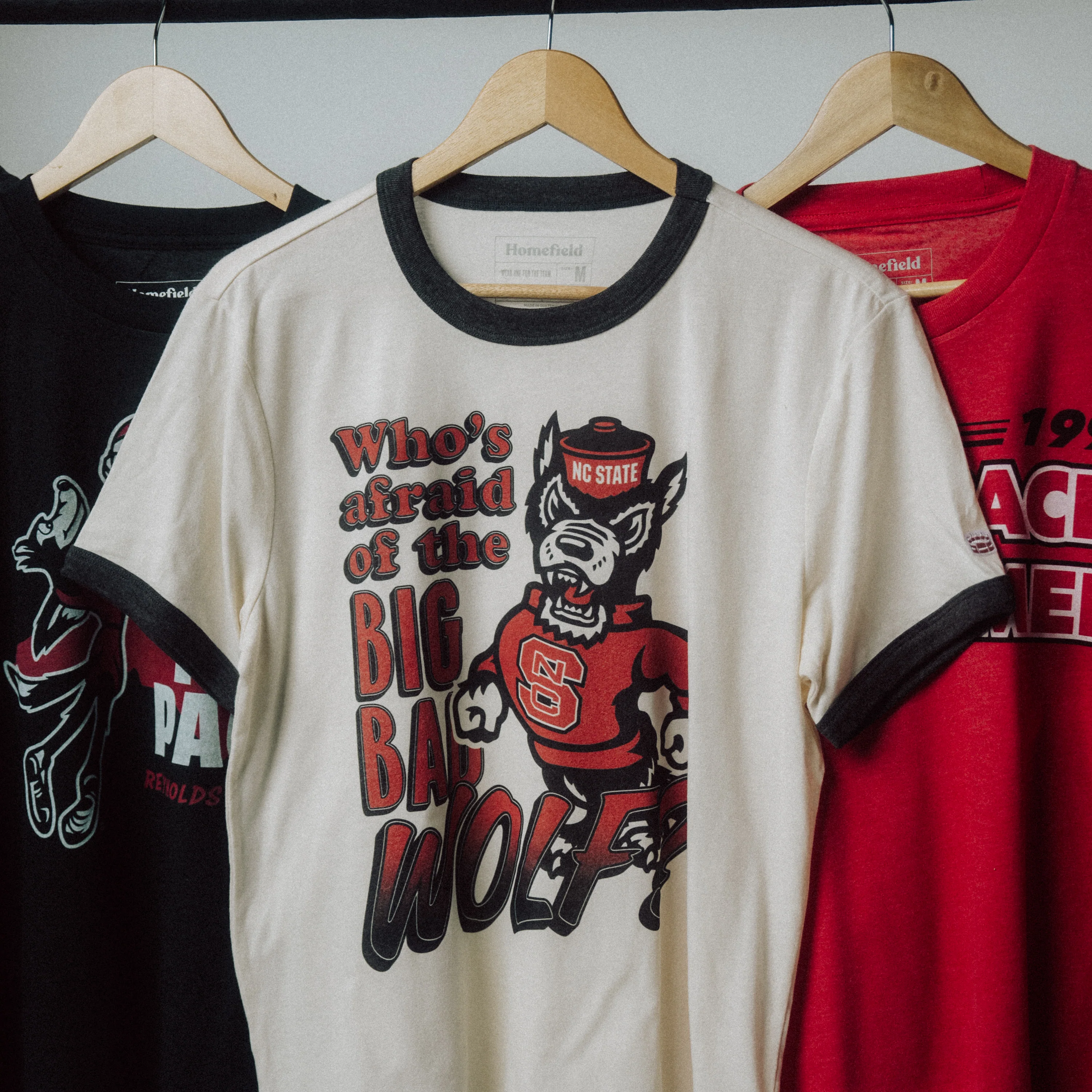 NC State "Big Bad Wolfpack" Ringer Tee - Image 2