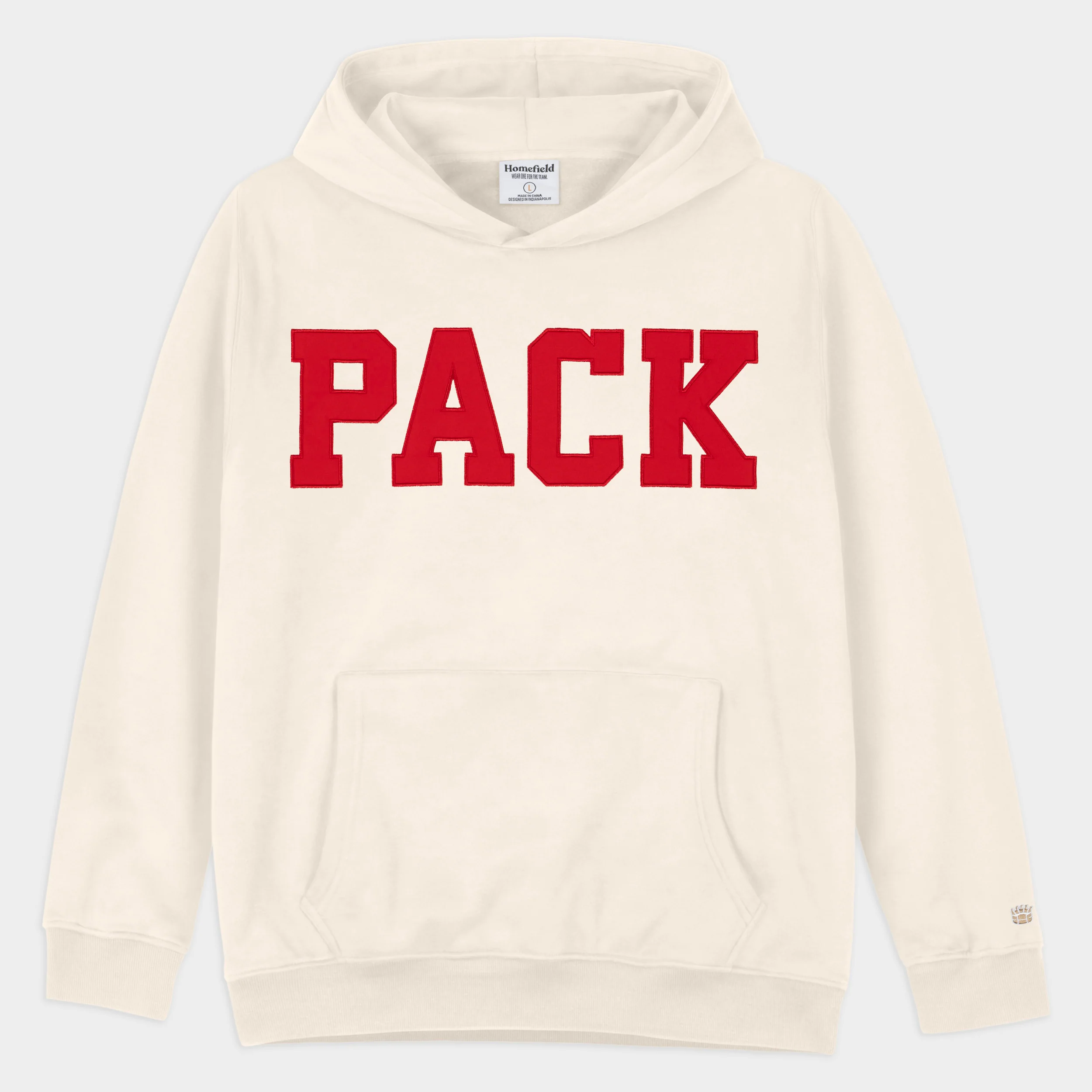 NC State Wolfpack 1980s Applique Heavyweight Hoodie