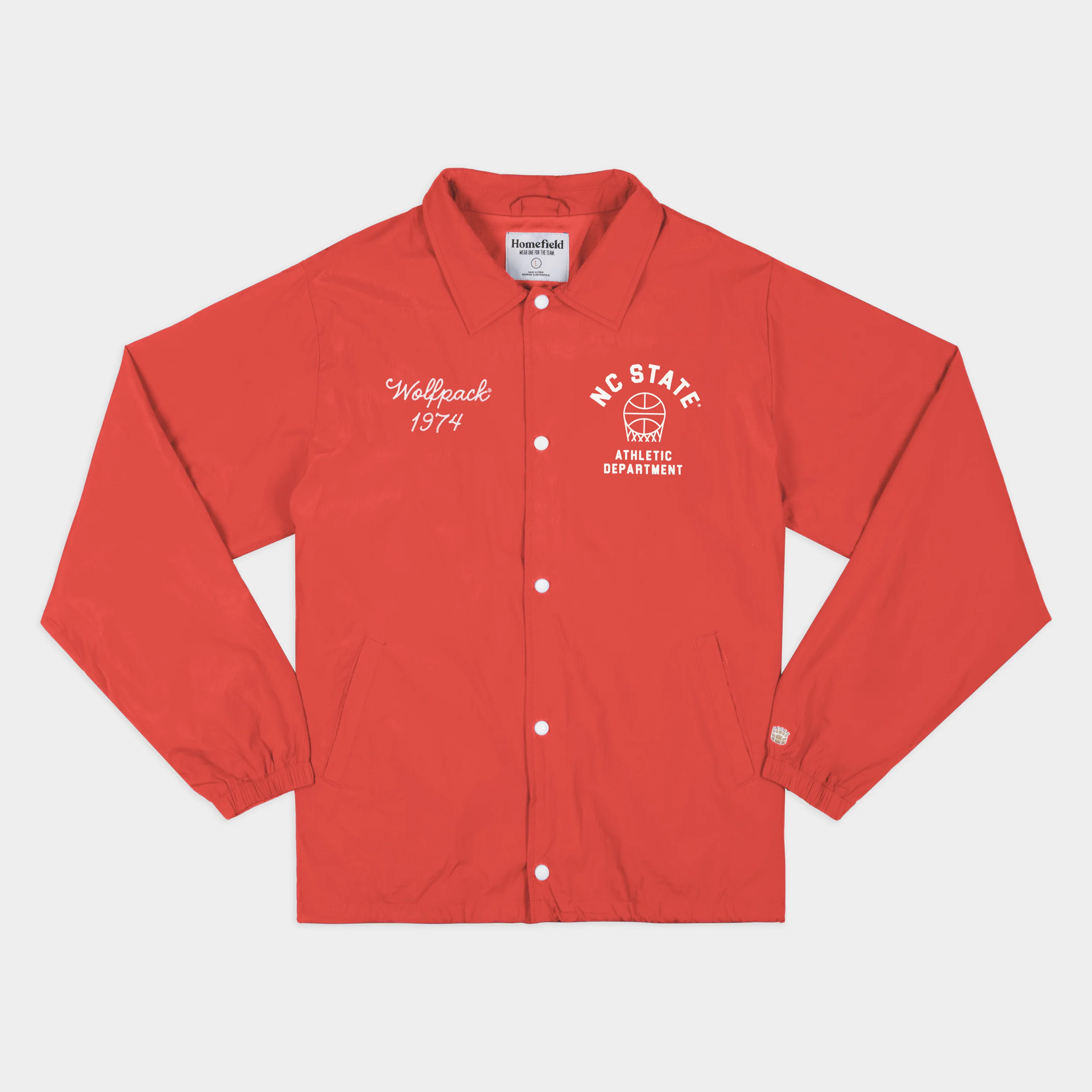 NC State Wolfpack Basketball 1970s Coaches Jacket