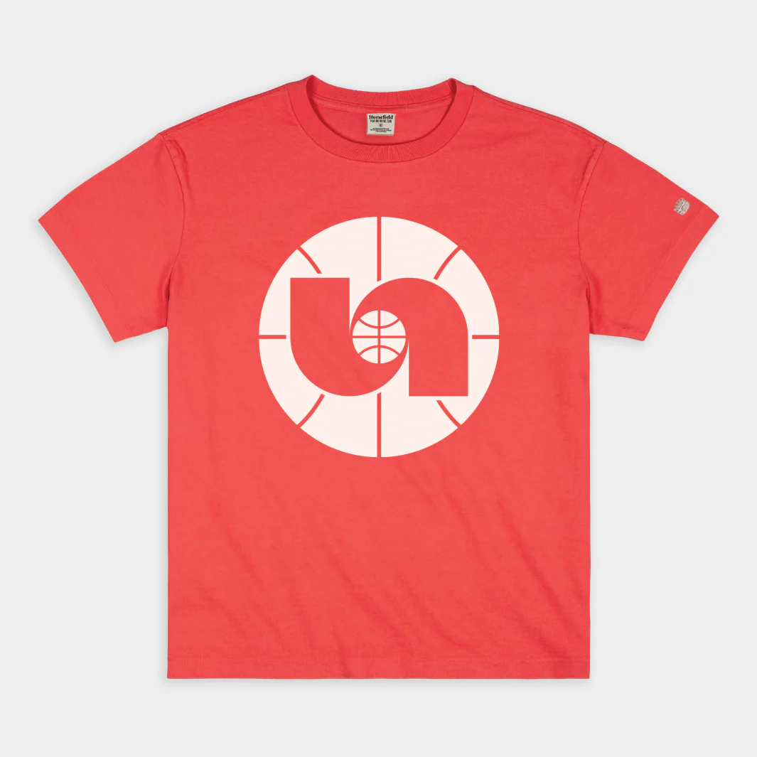 Nebraska Basketball 1980s Logo Heavyweight Tee