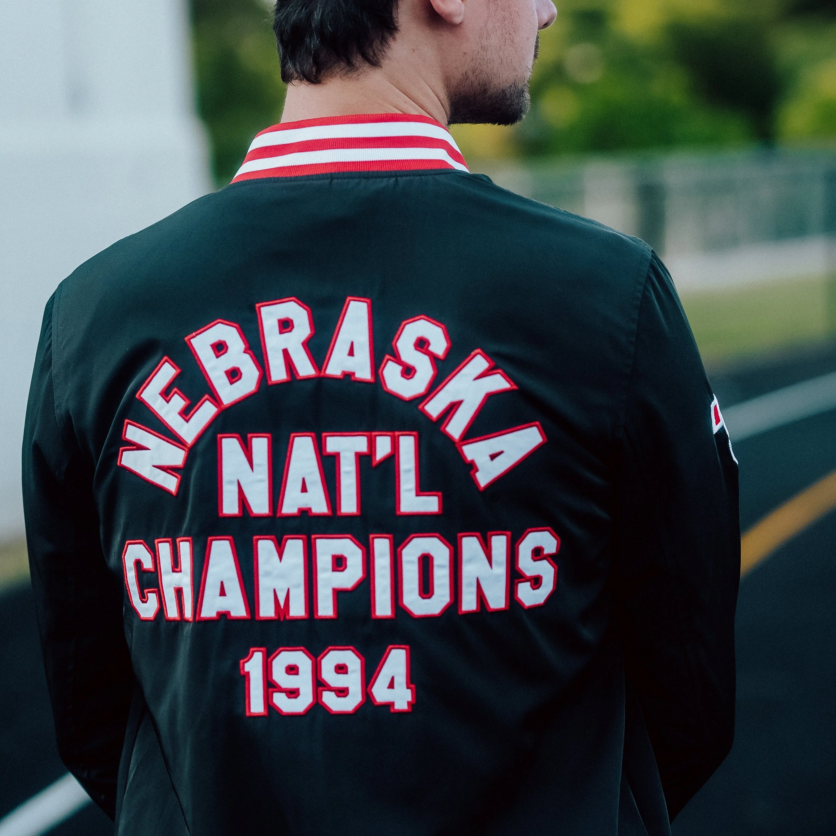 Nebraska Football 1994 National Champions Bomber Jacket - Image 3