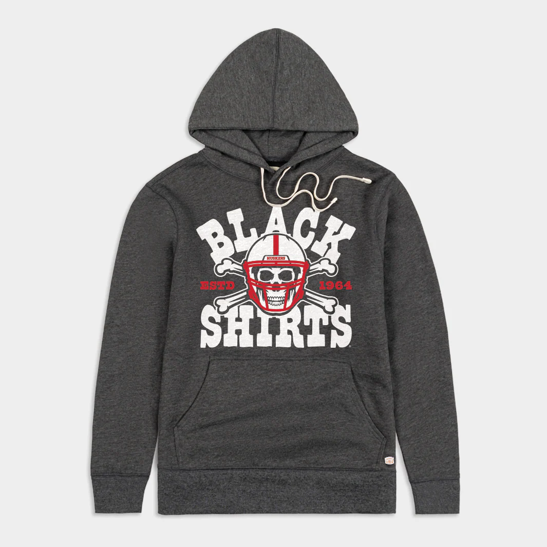 Nebraska Football Black Shirts Hoodie