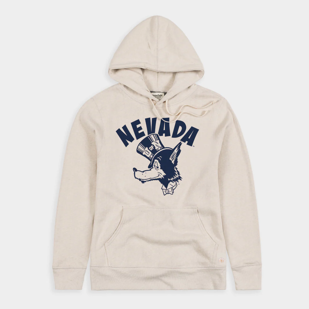 Nevada Vintage Top Hat Wolf Hoodie