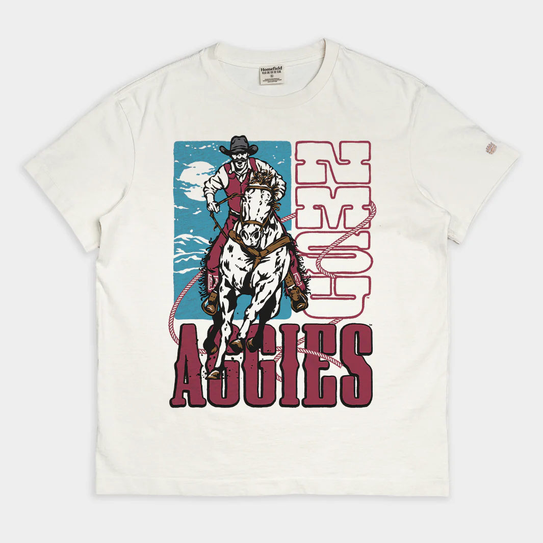 NMSU Aggies Pistol Pete Vintage Heavyweight Tee