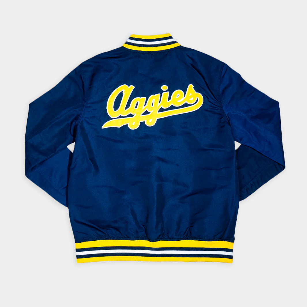 North Carolina A&T Aggies Retro Script Bomber Jacket - Image 2