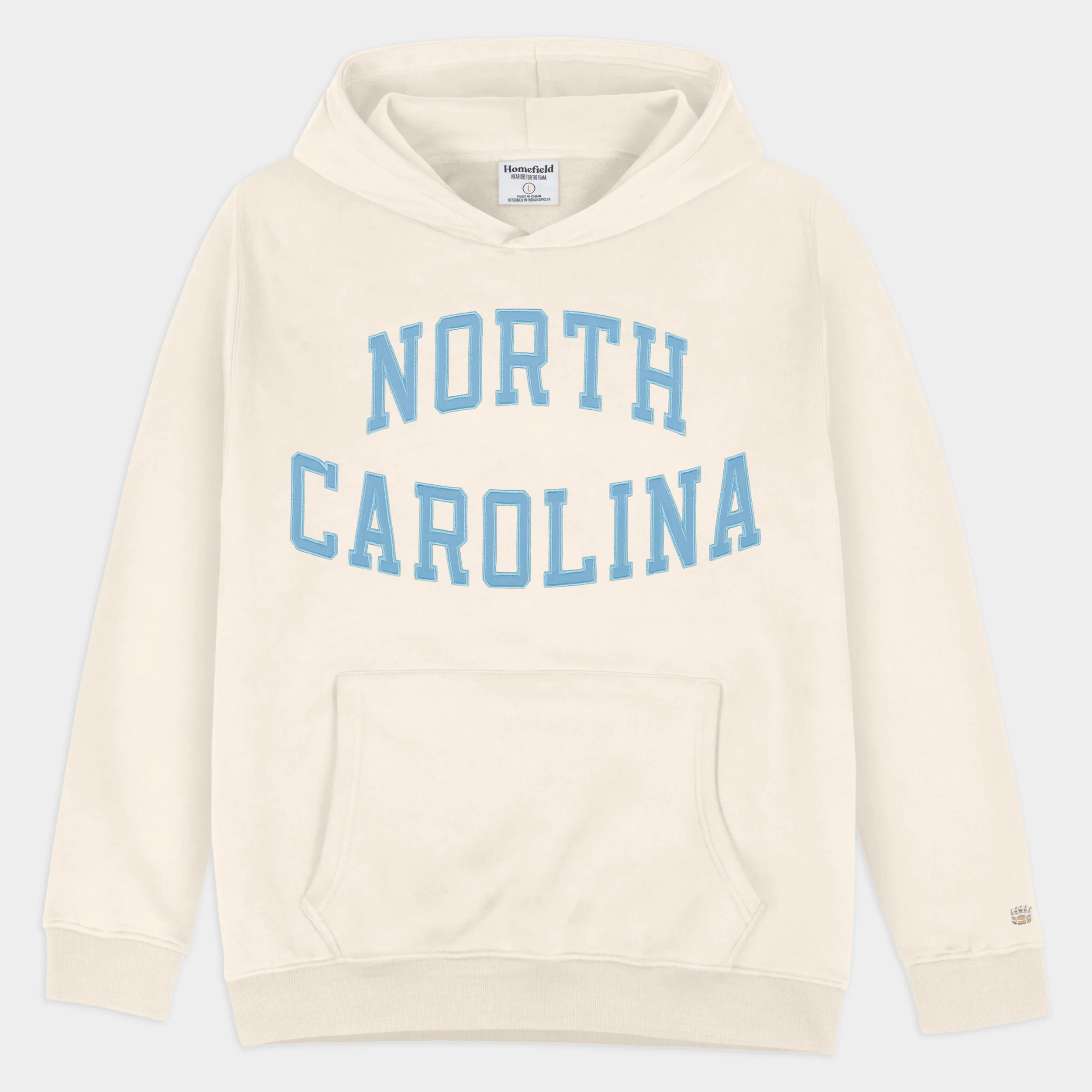 North Carolina Tar Heels 1980s Applique Heavyweight Hoodie