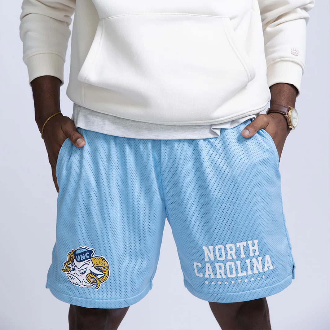 North Carolina Tar Heels Retro Mesh Shorts - Image 4