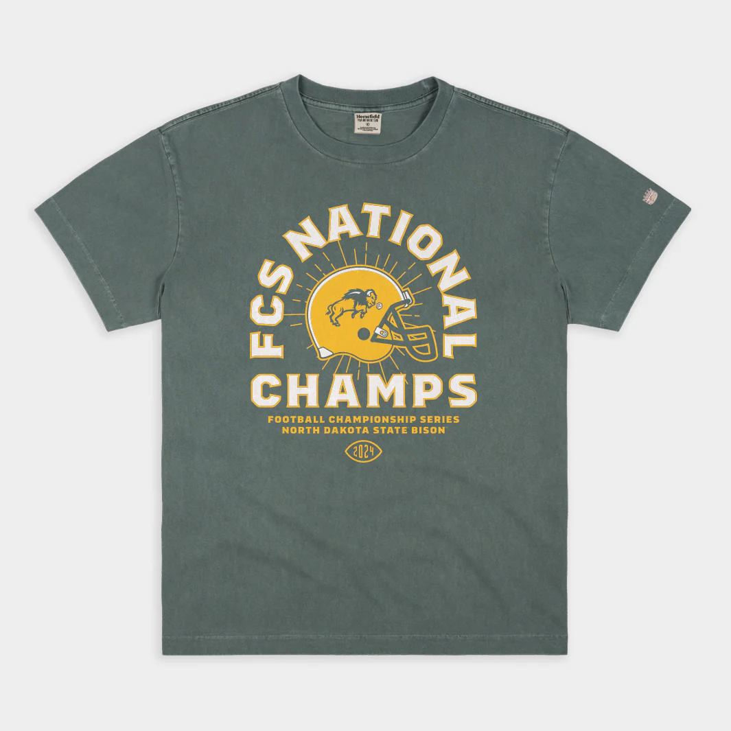 North Dakota State Football 2024 FCS National Champions Heavyweight Tee