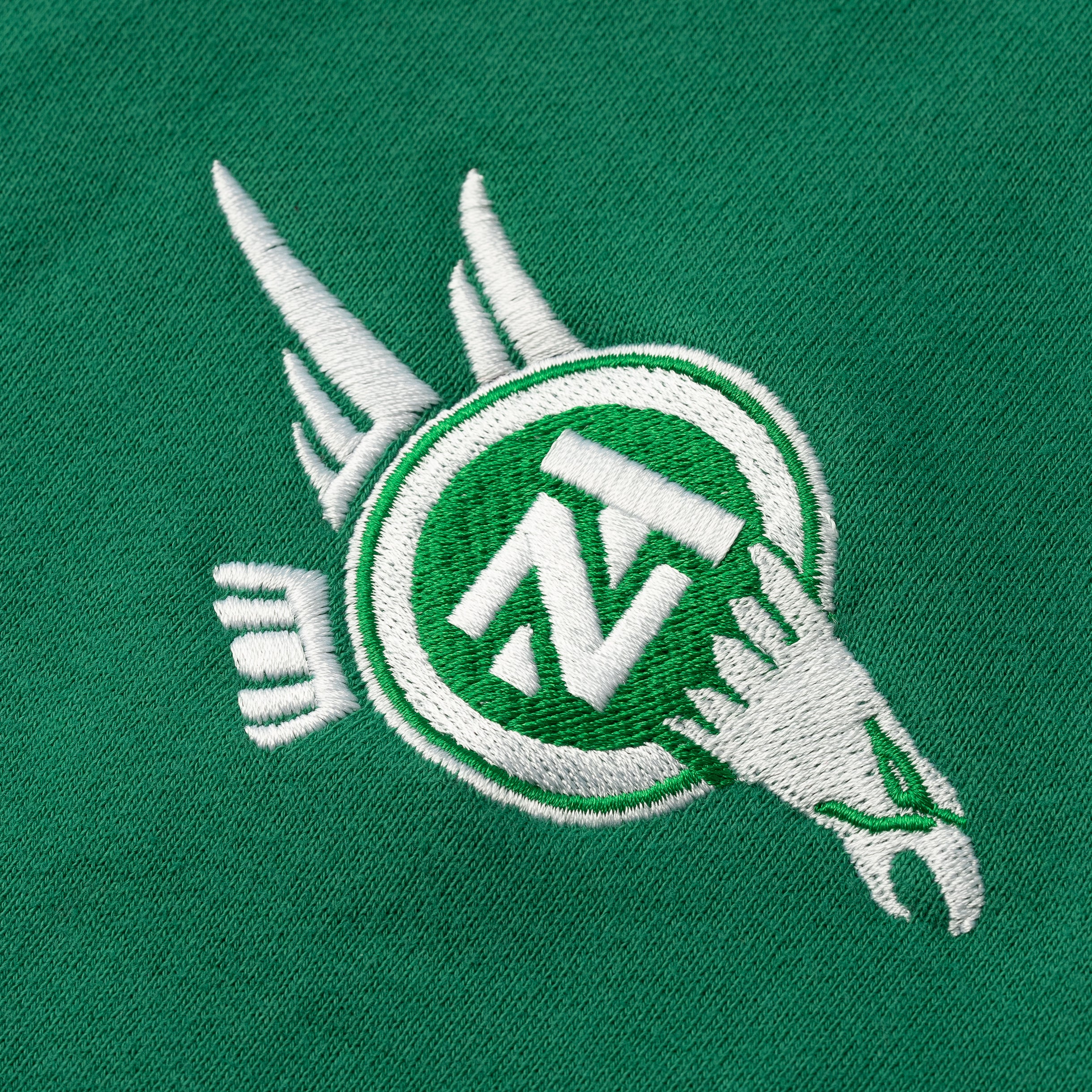 North Texas Mean Green Retro Logo Quarter Zip - Image 2