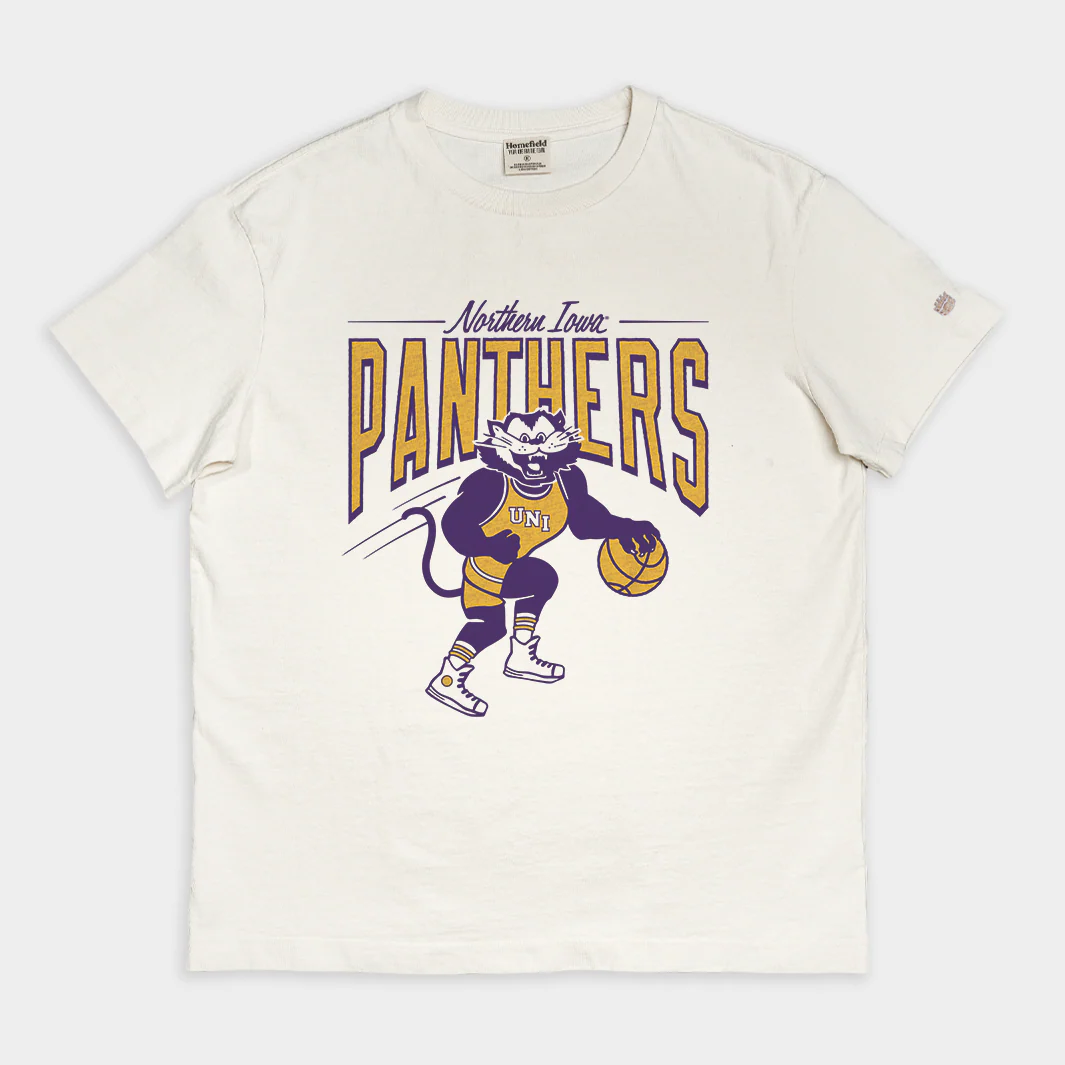 Northern Iowa Panthers Basketball Vintage Heavyweight Tee