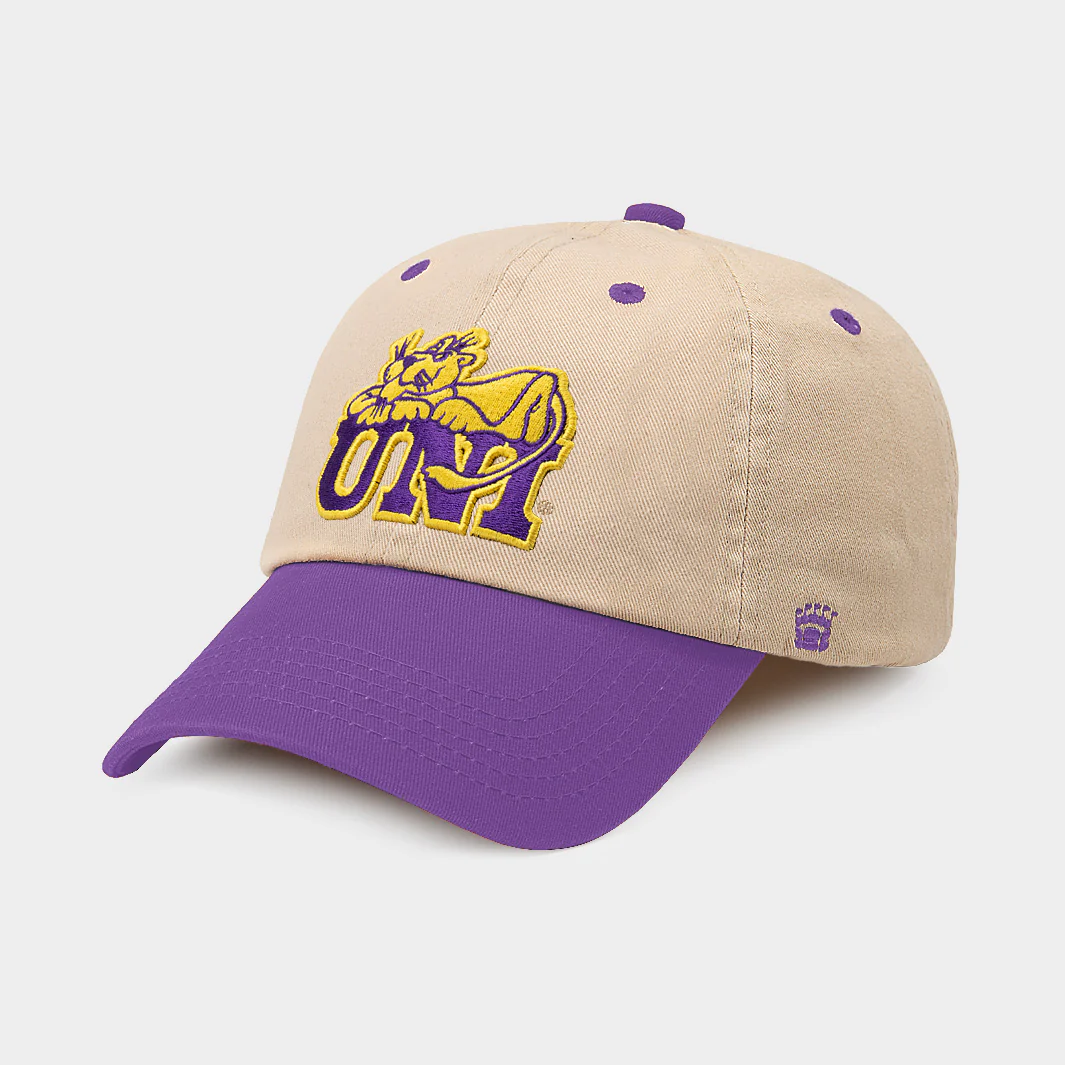 Northern Iowa Sleeping Panther Two-Tone Dad Hat