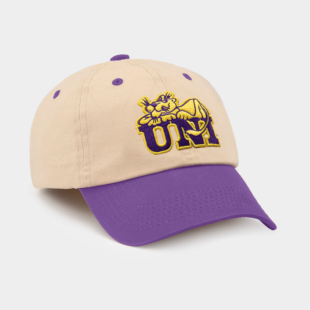 Northern Iowa Sleeping Panther Two-Tone Dad Hat - Image 2