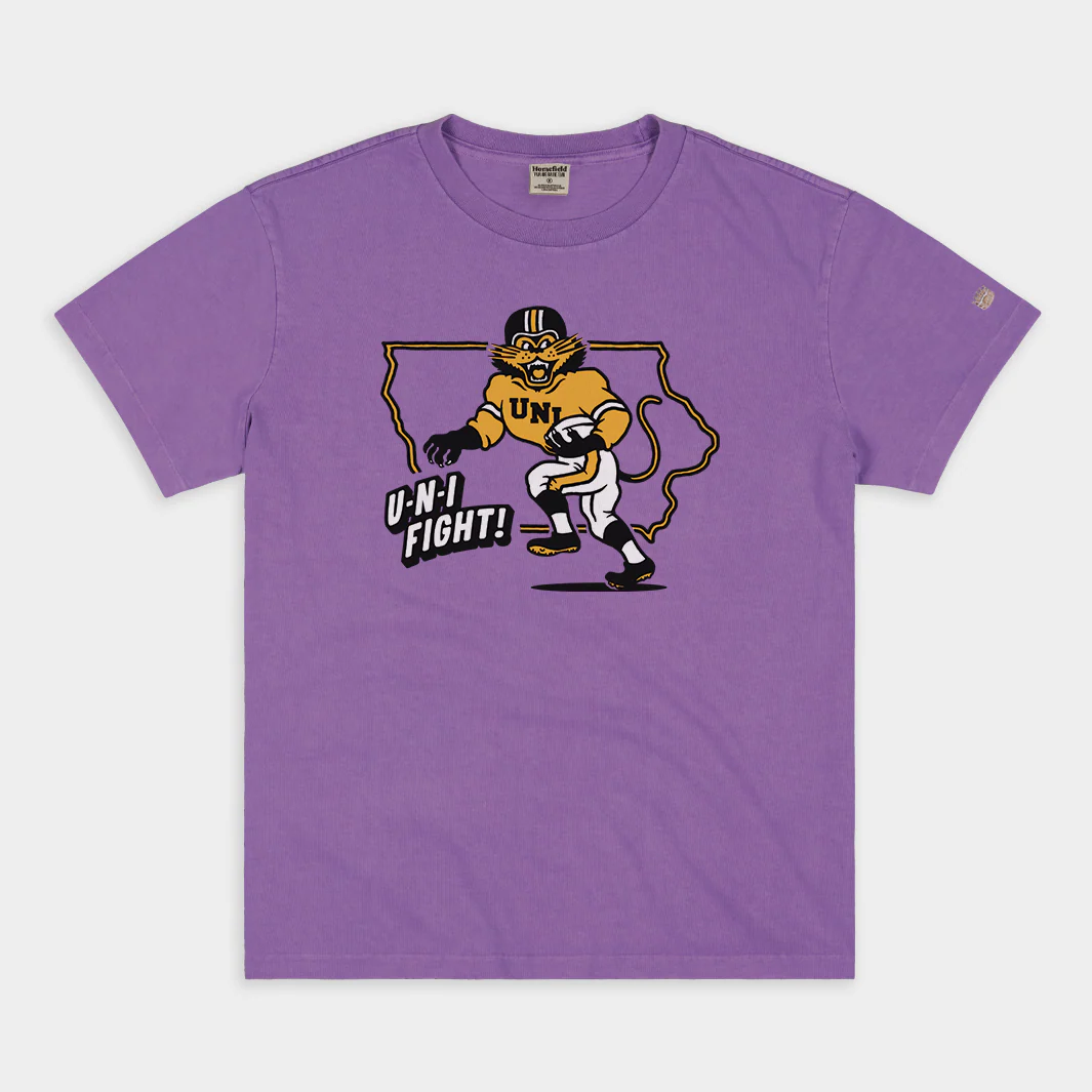 Northern Iowa "U-N-I Fight!" Vintage Heavyweight Tee