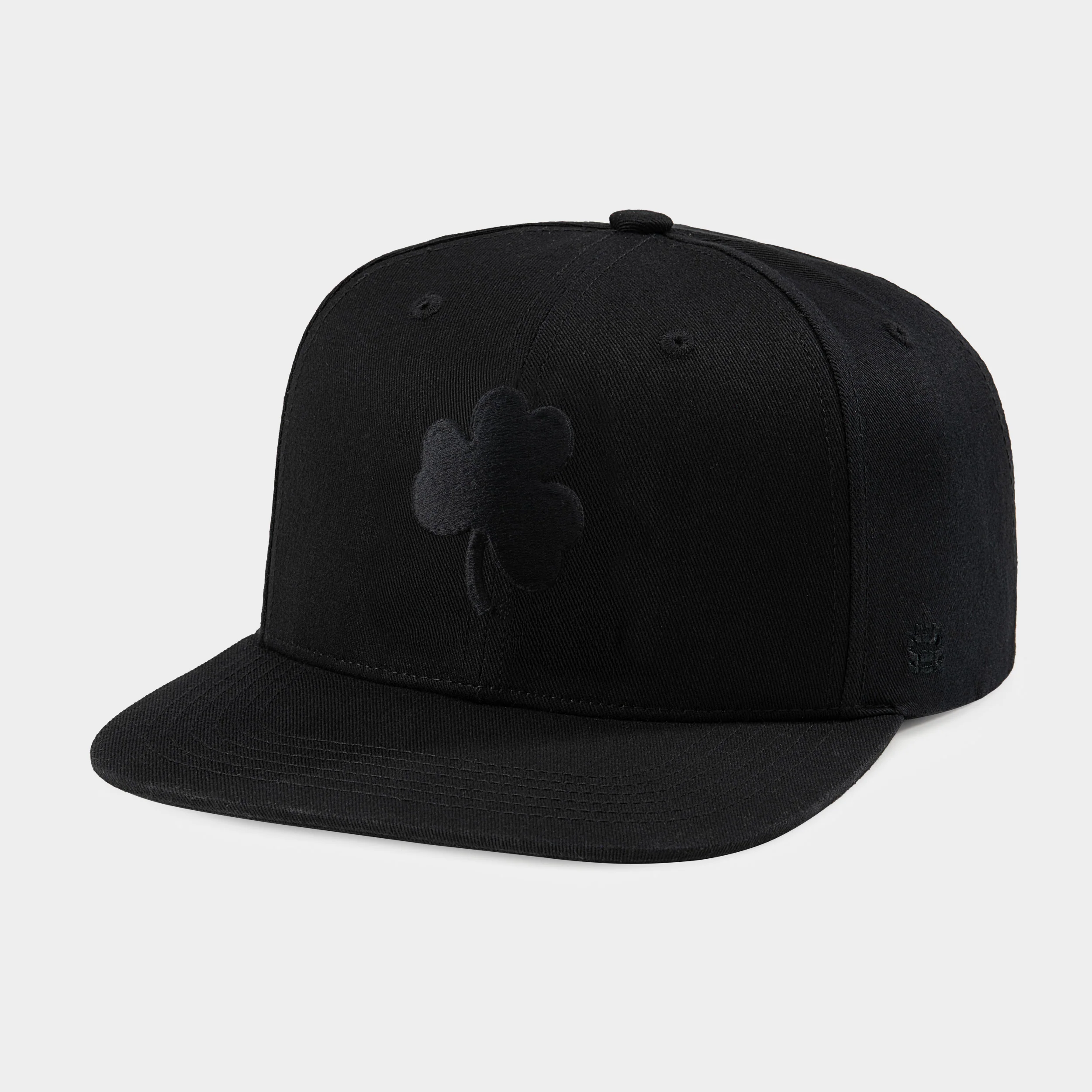 Notre Dame Fighting Irish Logo Blackout Snapback Hat