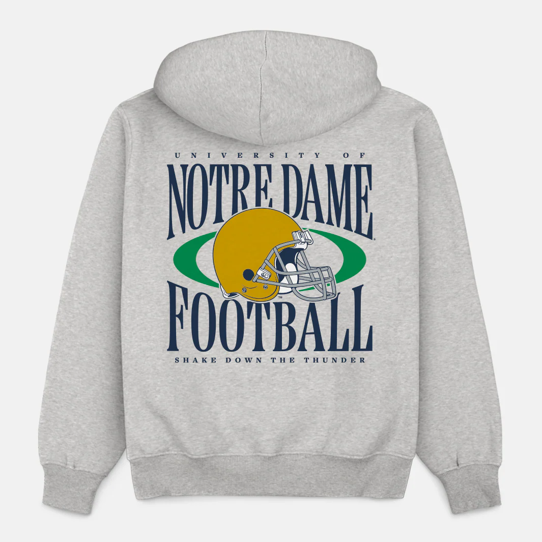 Notre Dame Football Kickoff Heavyweight Hoodie - Image 2