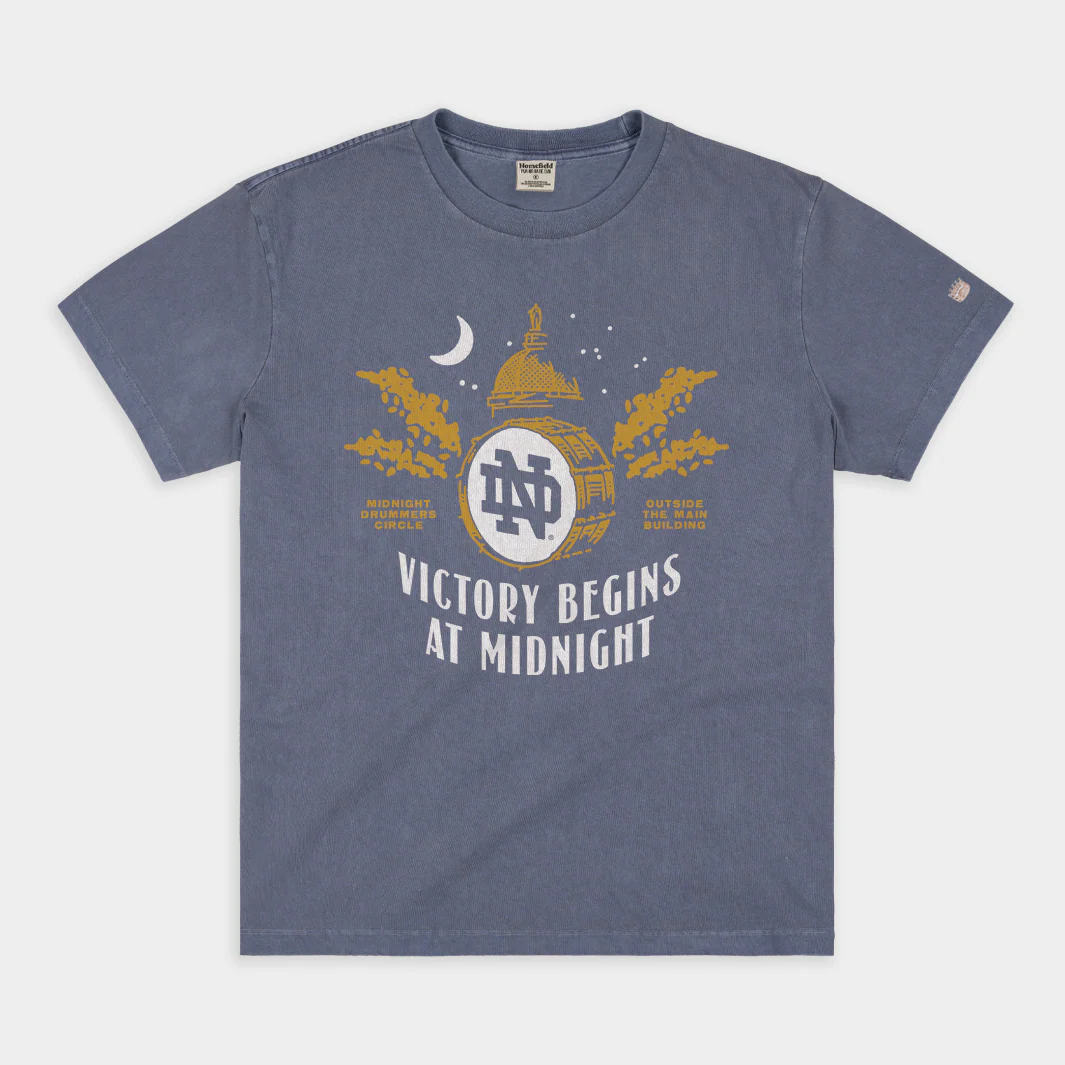 Notre Dame Midnight Drummer's Circle Vintage Heavyweight Tee