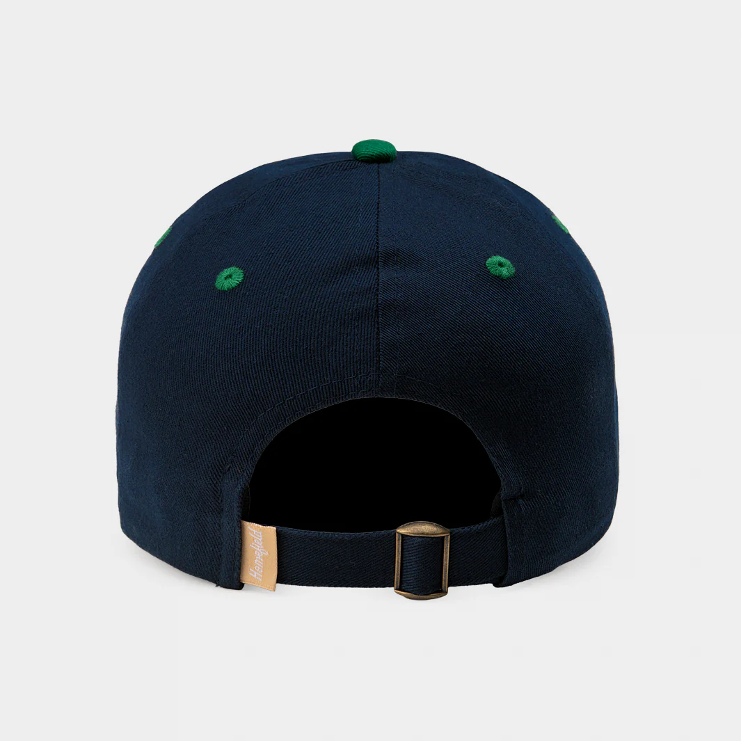 Notre Dame Monogram Shamrock Dad Hat - Image 3