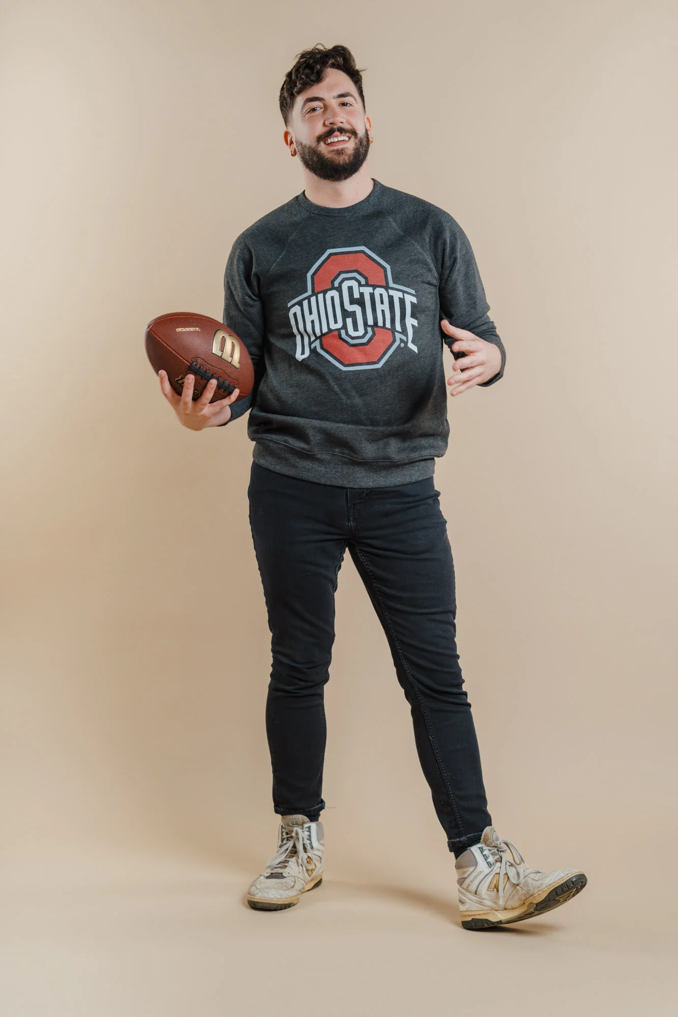 Ohio State Buckeyes Classic Logo Crewneck - Image 2