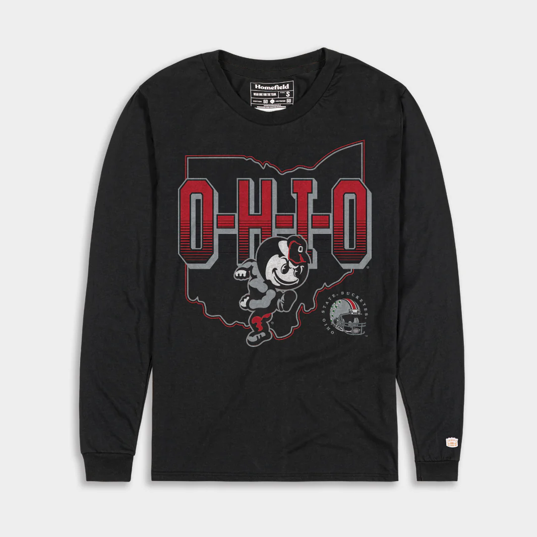 Ohio State Buckeyes "O-H-I-O" Football Long Sleeve
