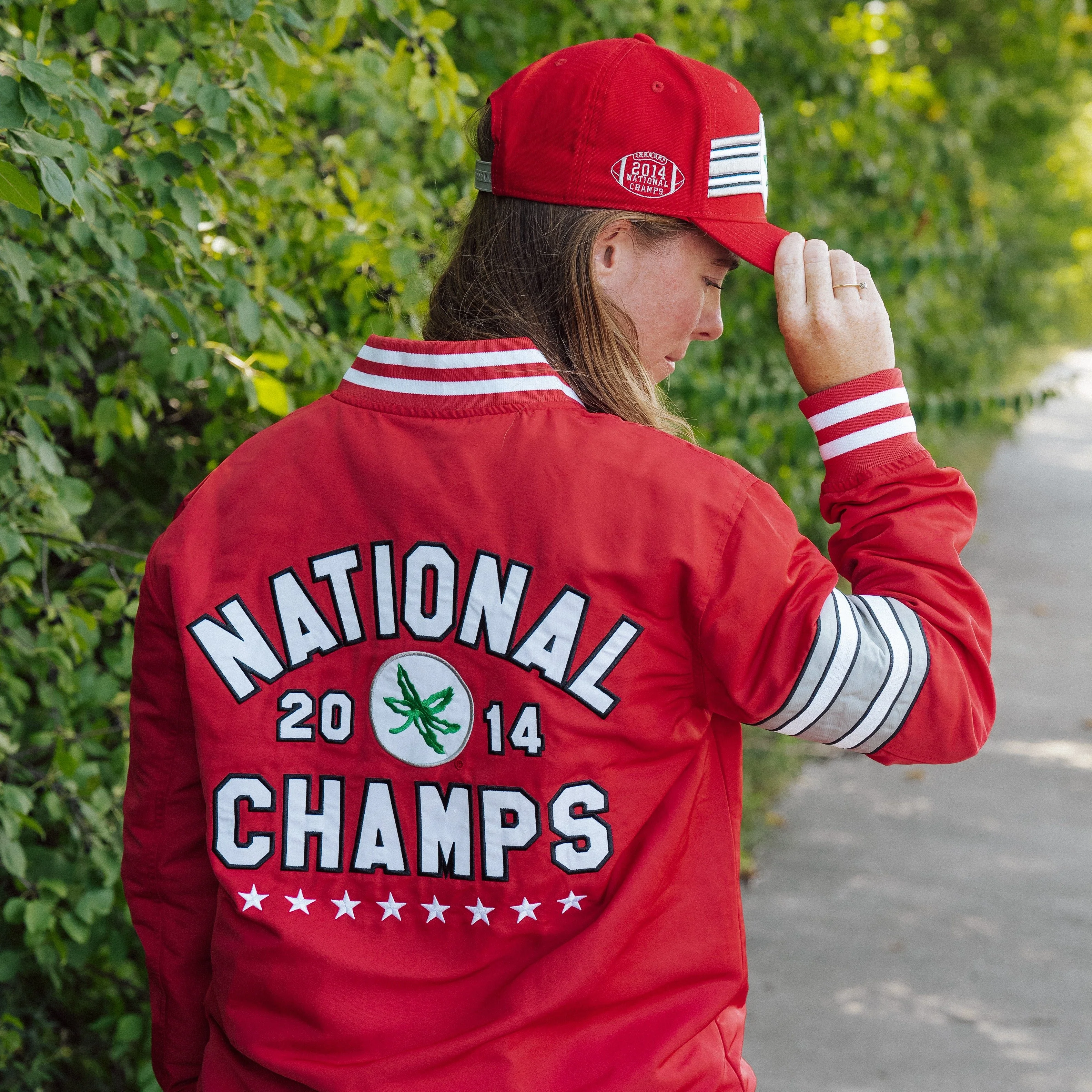 Ohio State Football 2014 National Champions Bomber Jacket - Image 3