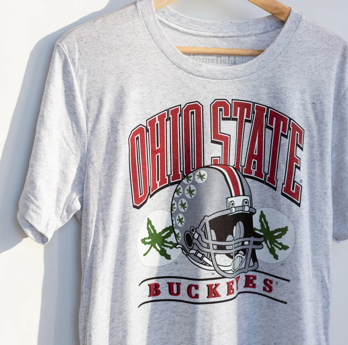 Ohio State Helmet Sticker Tee - Image 3