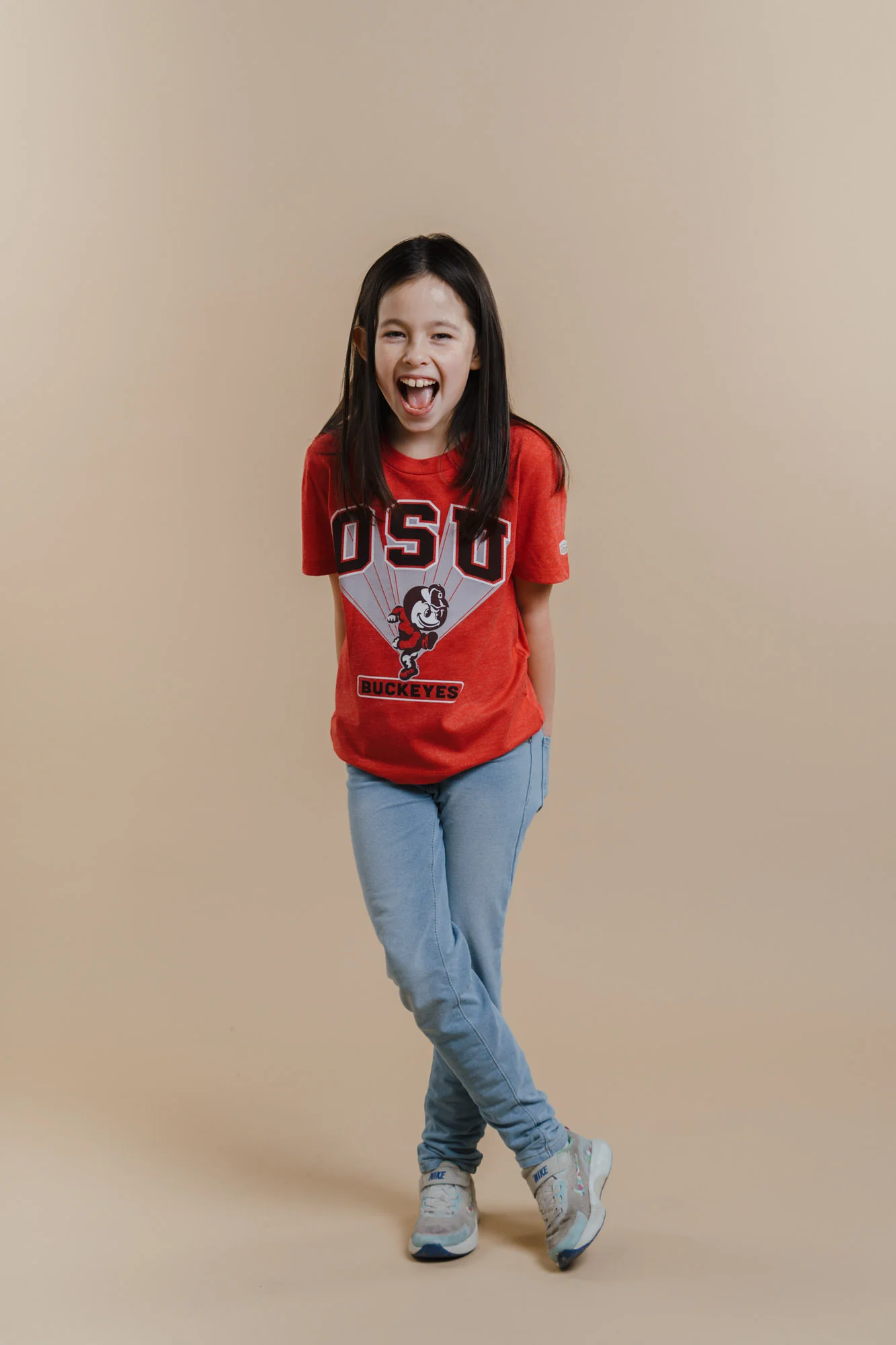 Ohio State Retro Brutus Youth Tee - Image 2