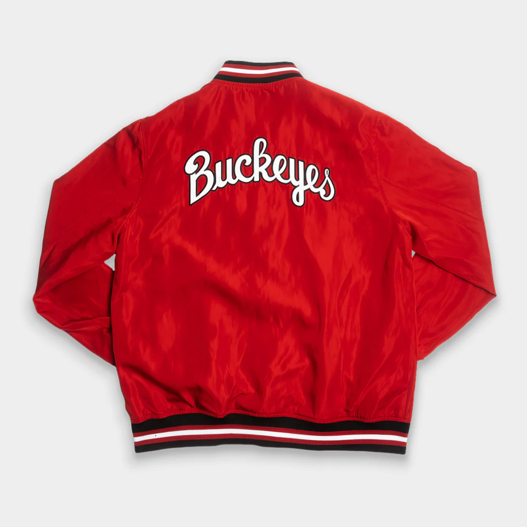 Ohio State Vintage Buckeyes Script Bomber Jacket - Image 2