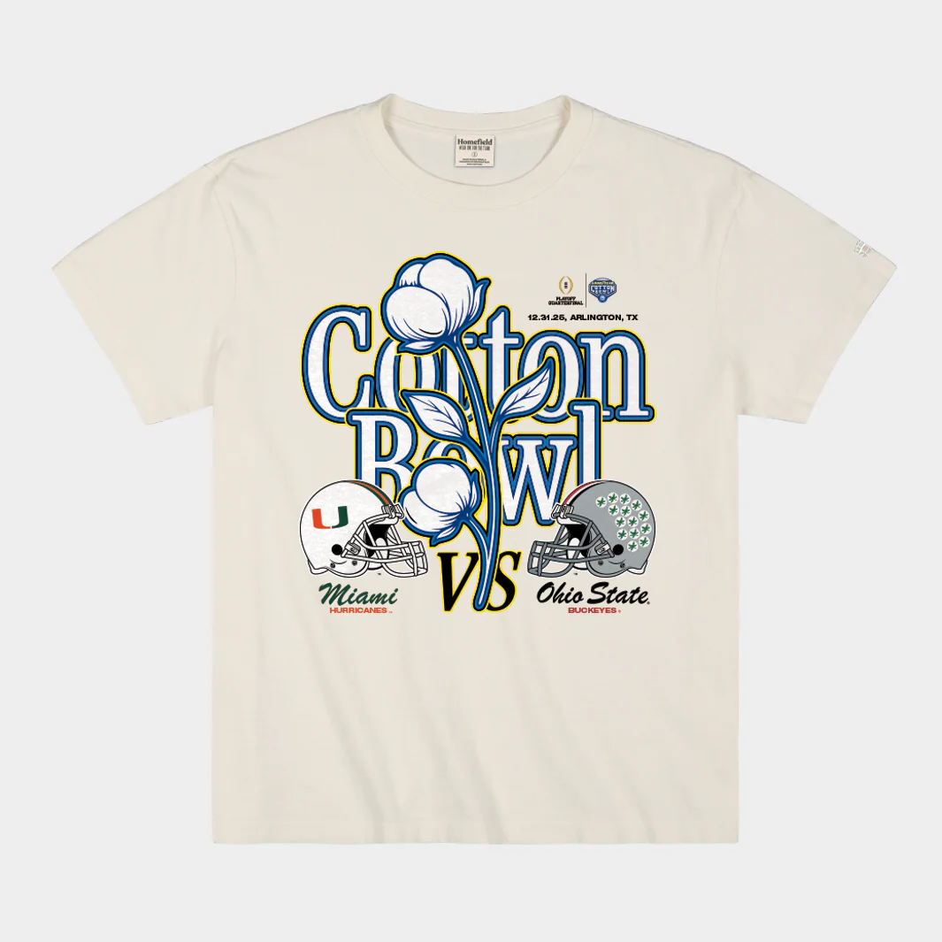 Ohio State vs. Miami 2025 Cotton Bowl Heavyweight Tee
