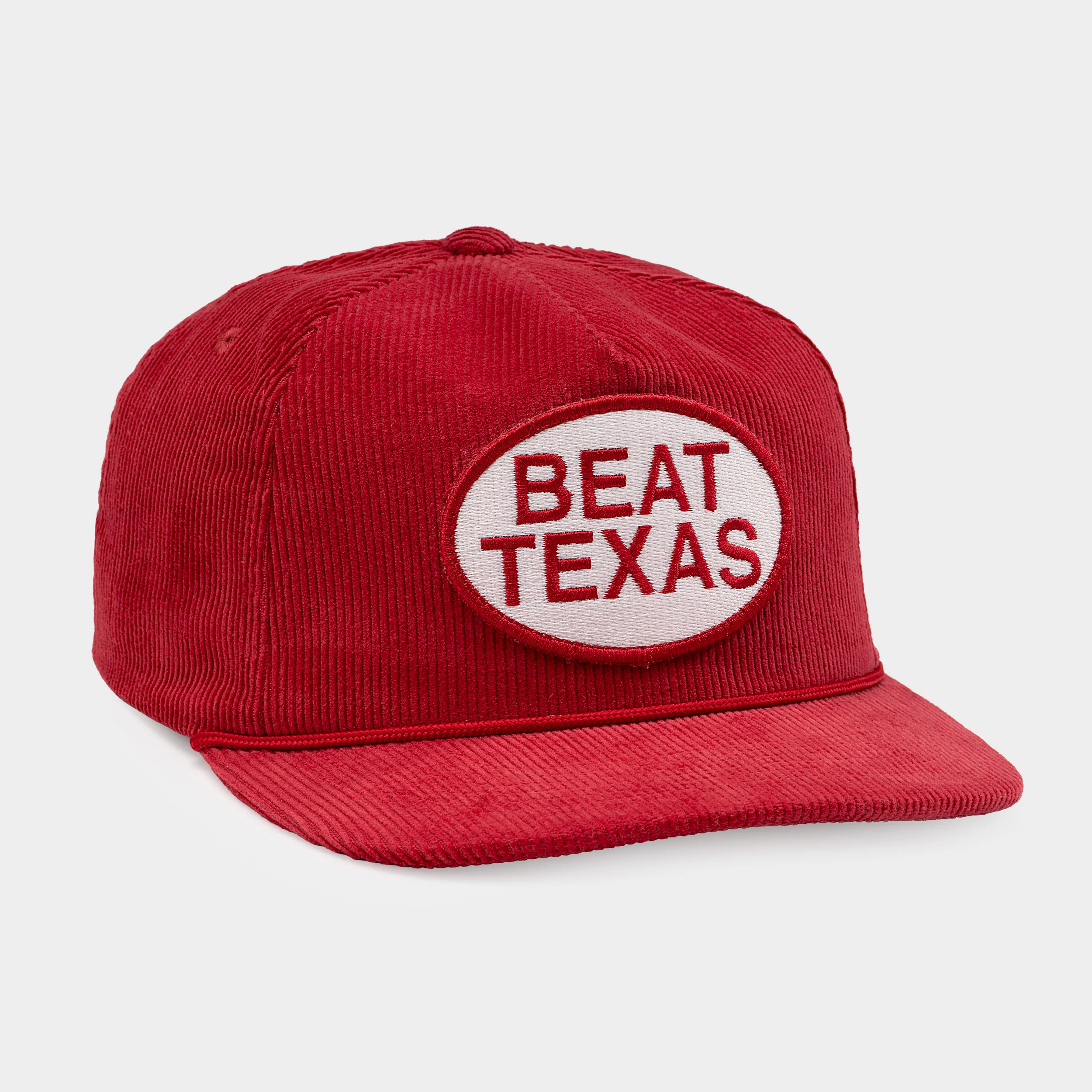 Oklahoma Red River "Beat Texas" Corduroy Hat - Image 2