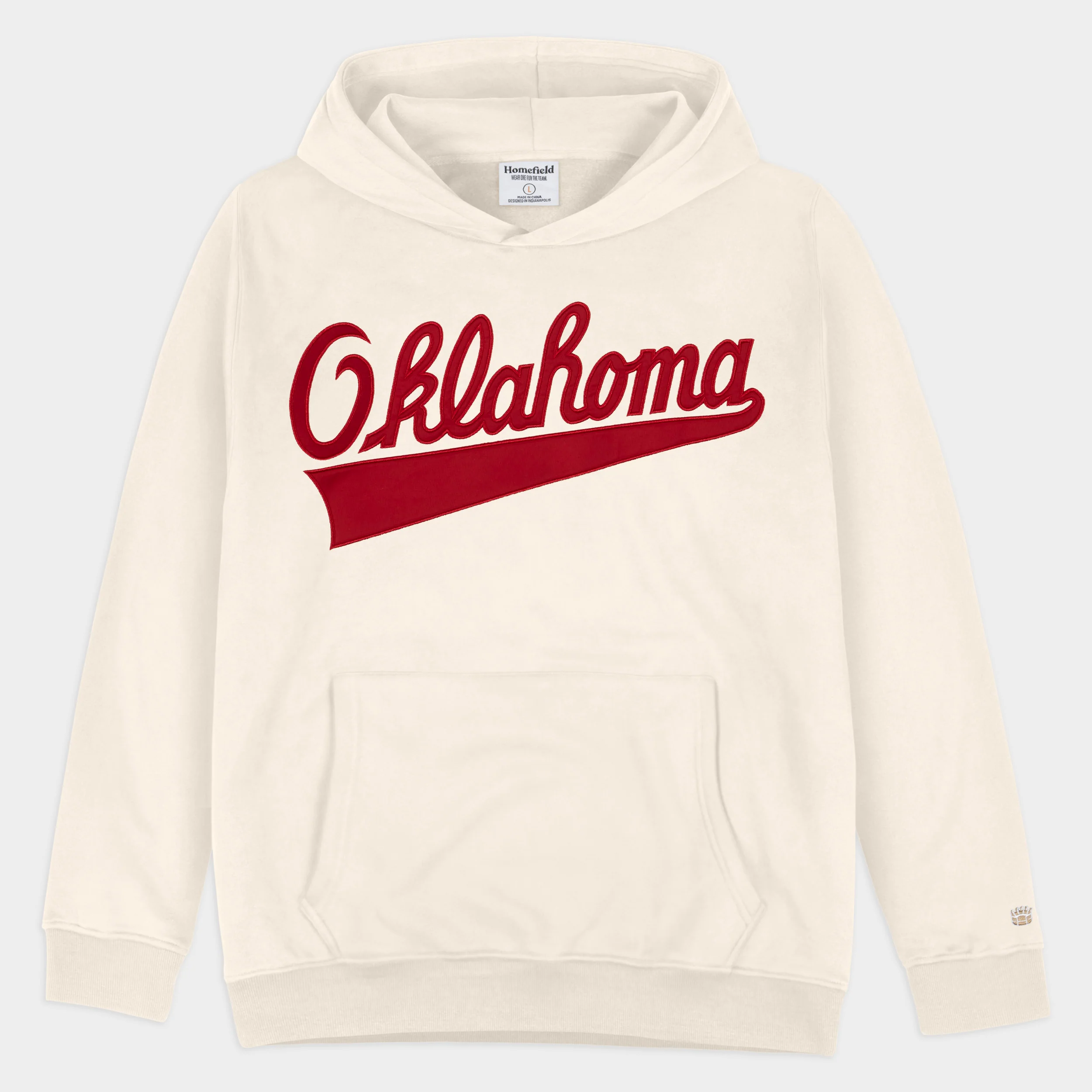 Oklahoma Sooners 1980s Applique Heavyweight Hoodie